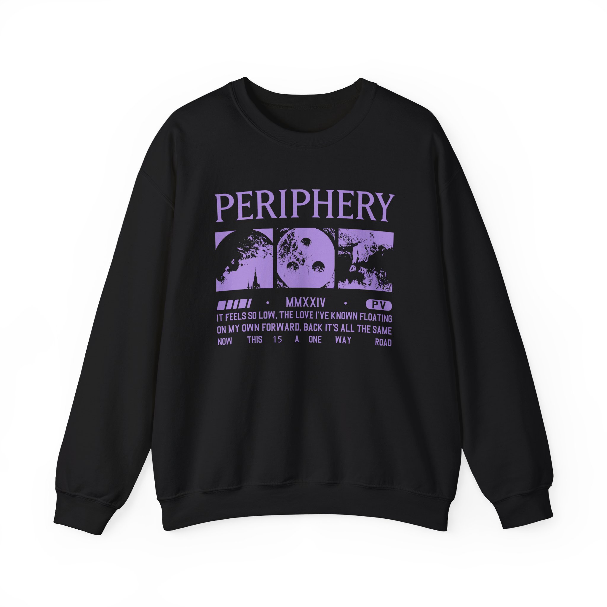Periphery Album Collage Long Unisex Heavy Blendâ„¢ Crewneck Sweatshirt