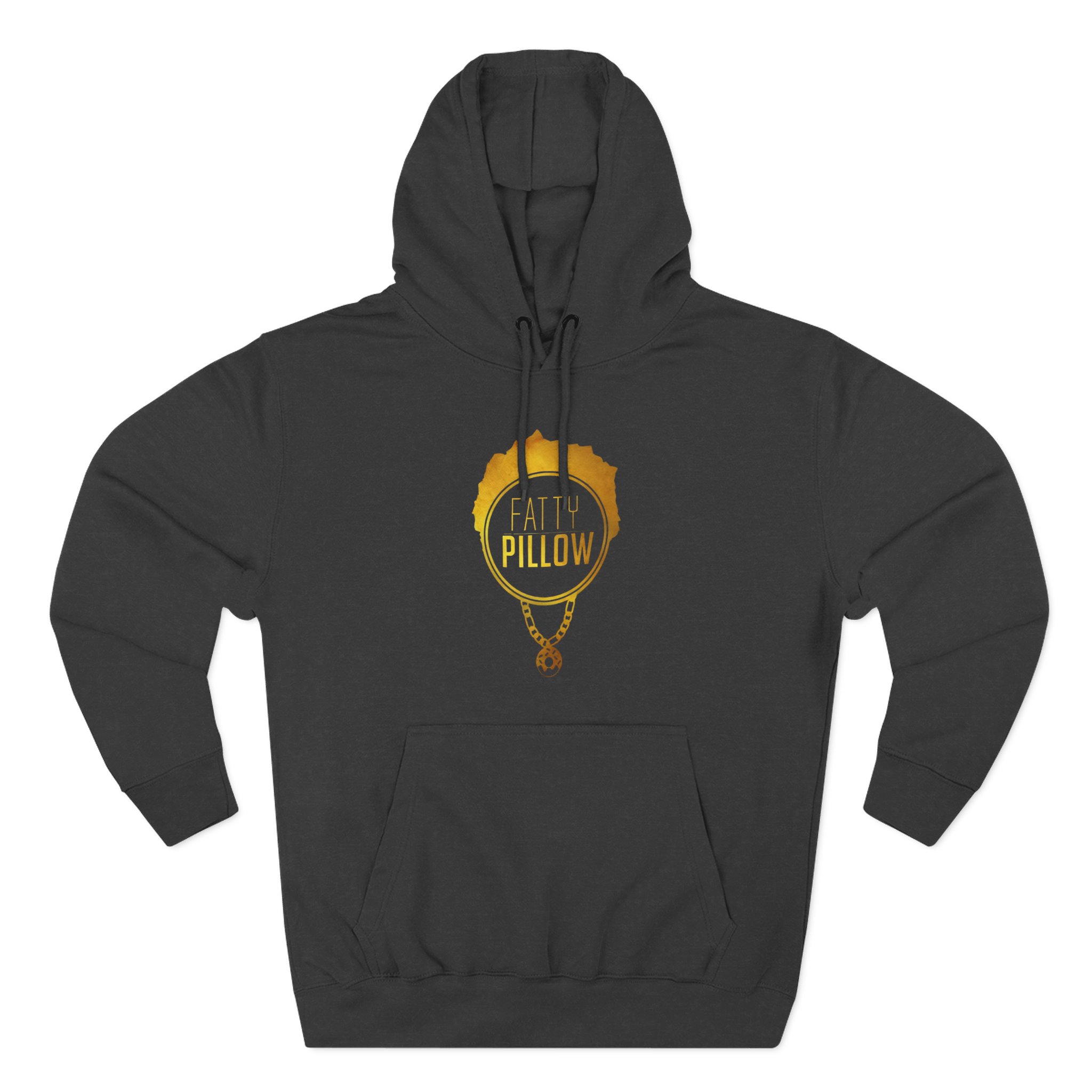 Fattypillow Three-Panel Fleece Hoodie