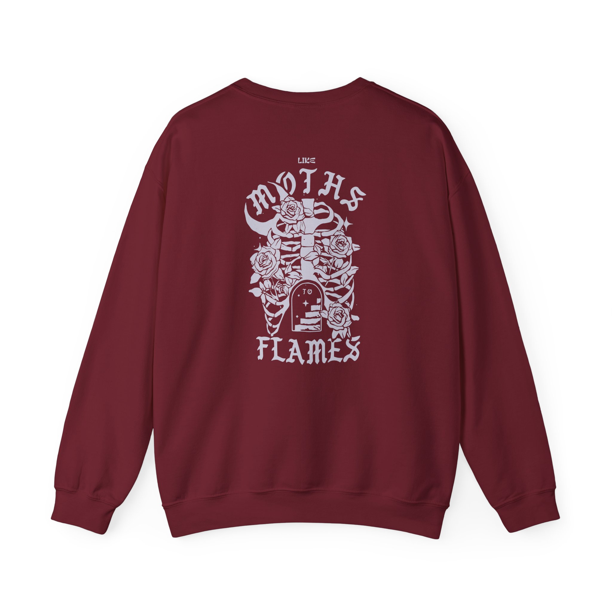 Like Moths to Flames Unisex Heavy Blendâ„¢ Crewneck Sweatshirt