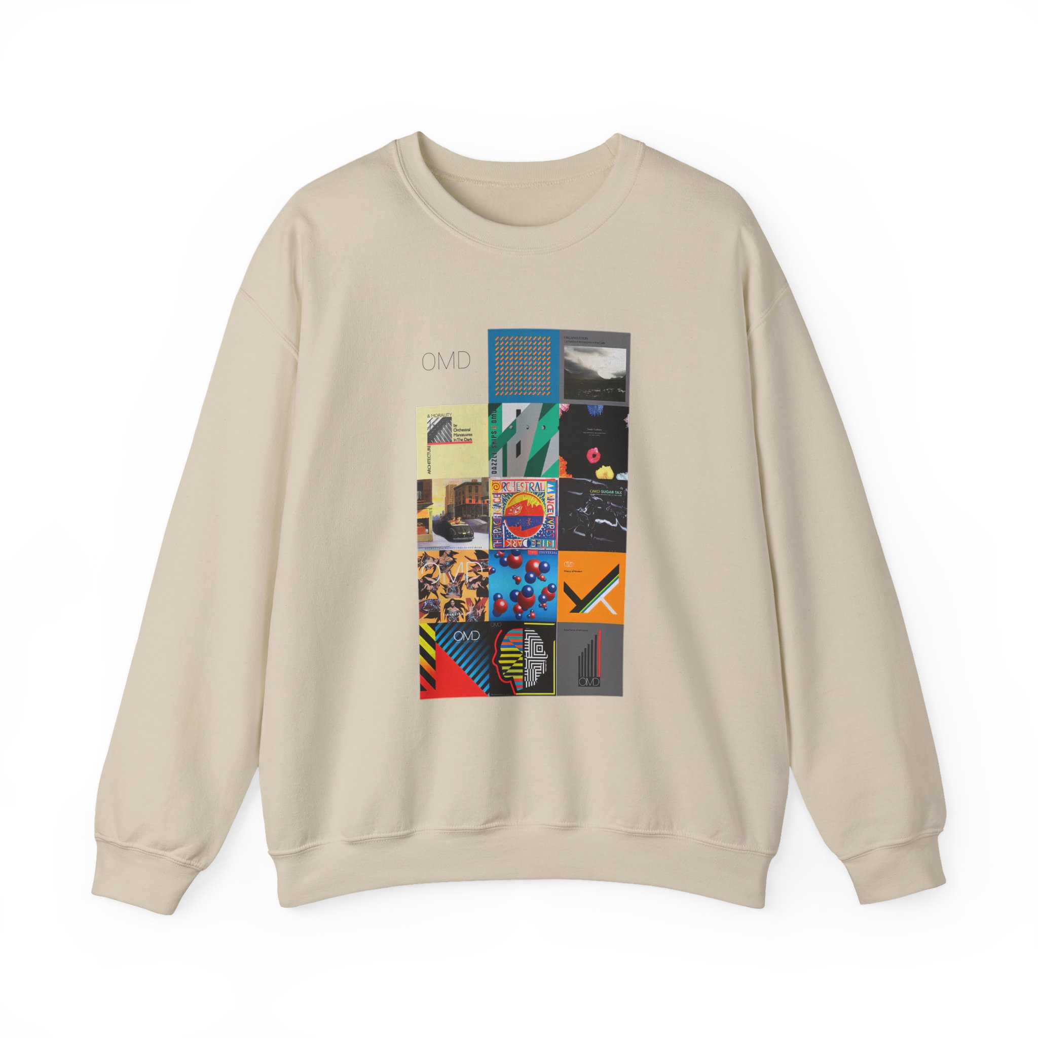 Omd Discography Unisex Heavy Blendâ„¢ Crewneck Sweatshirt