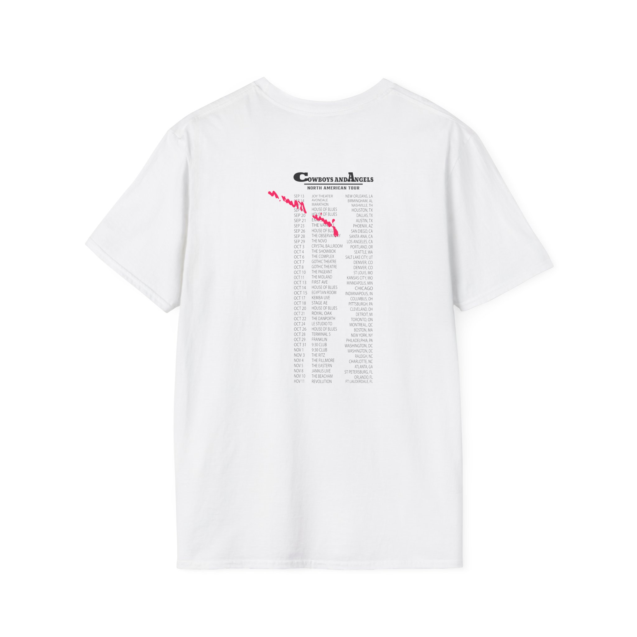 Jessie Murph Cowboys & Angels Tour Unisex Softstyle T-Shirt