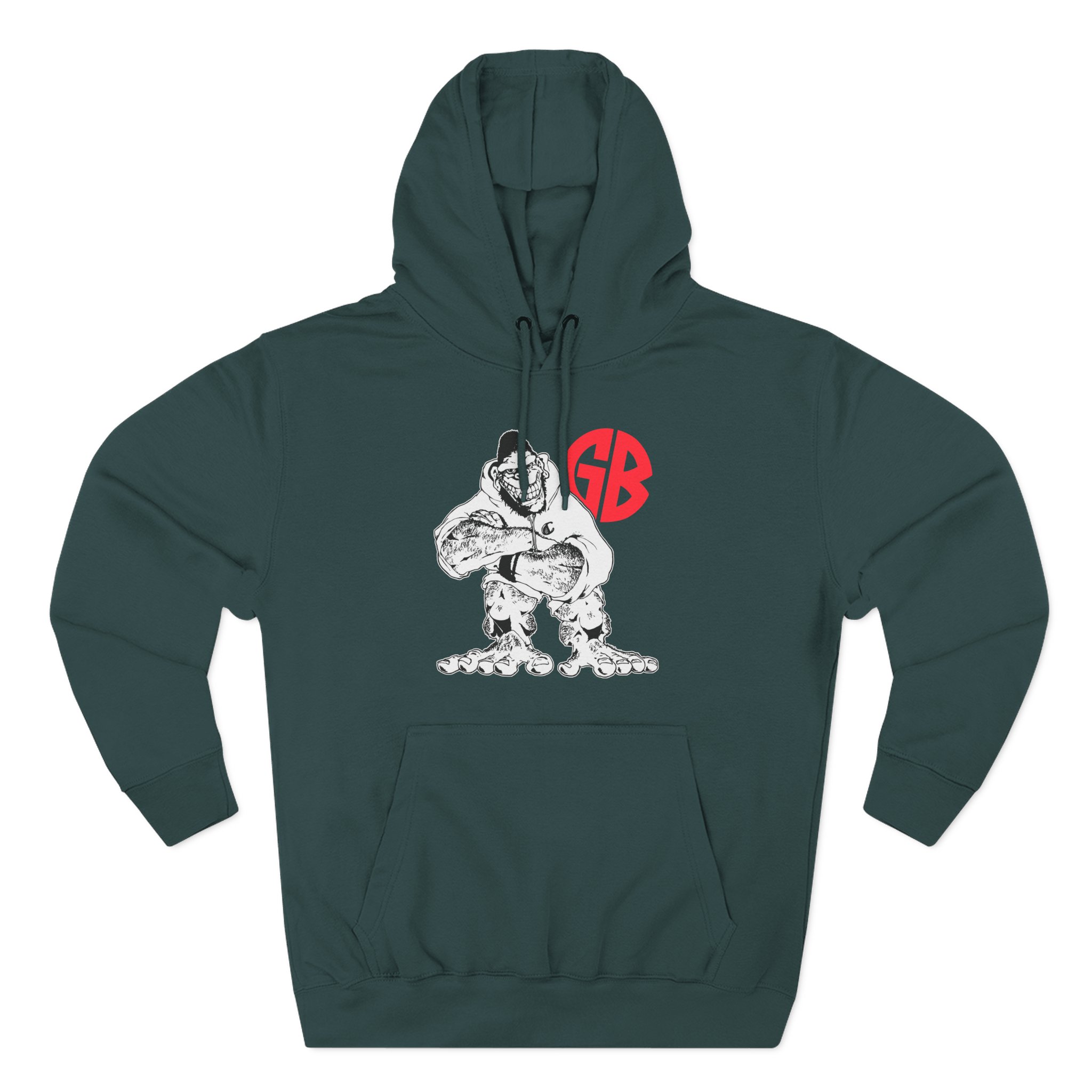 Gorilla Biscuits Big Gorilla Three-Panel Fleece Hoodie