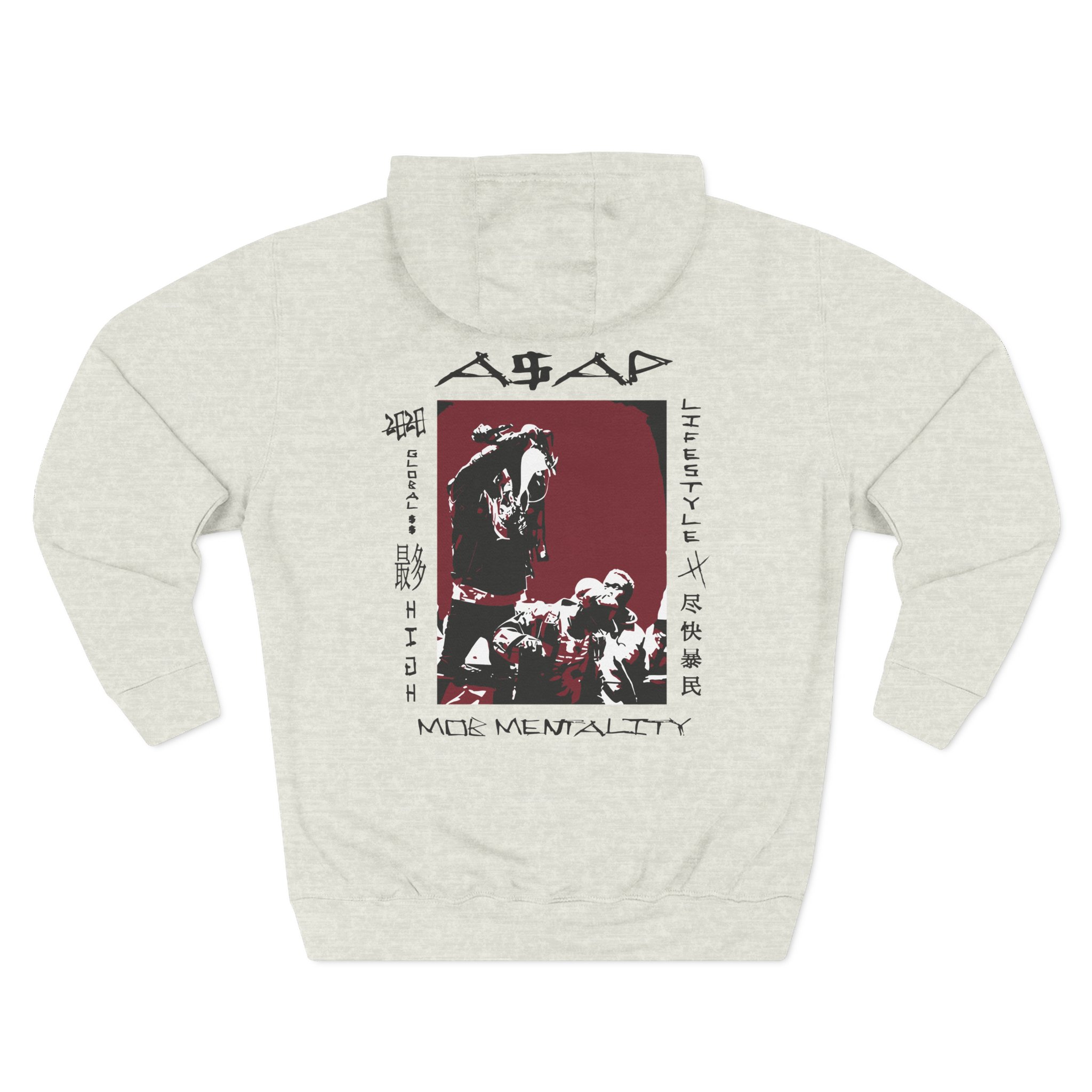 Asap Mob Mentality Three-Panel Fleece Hoodie