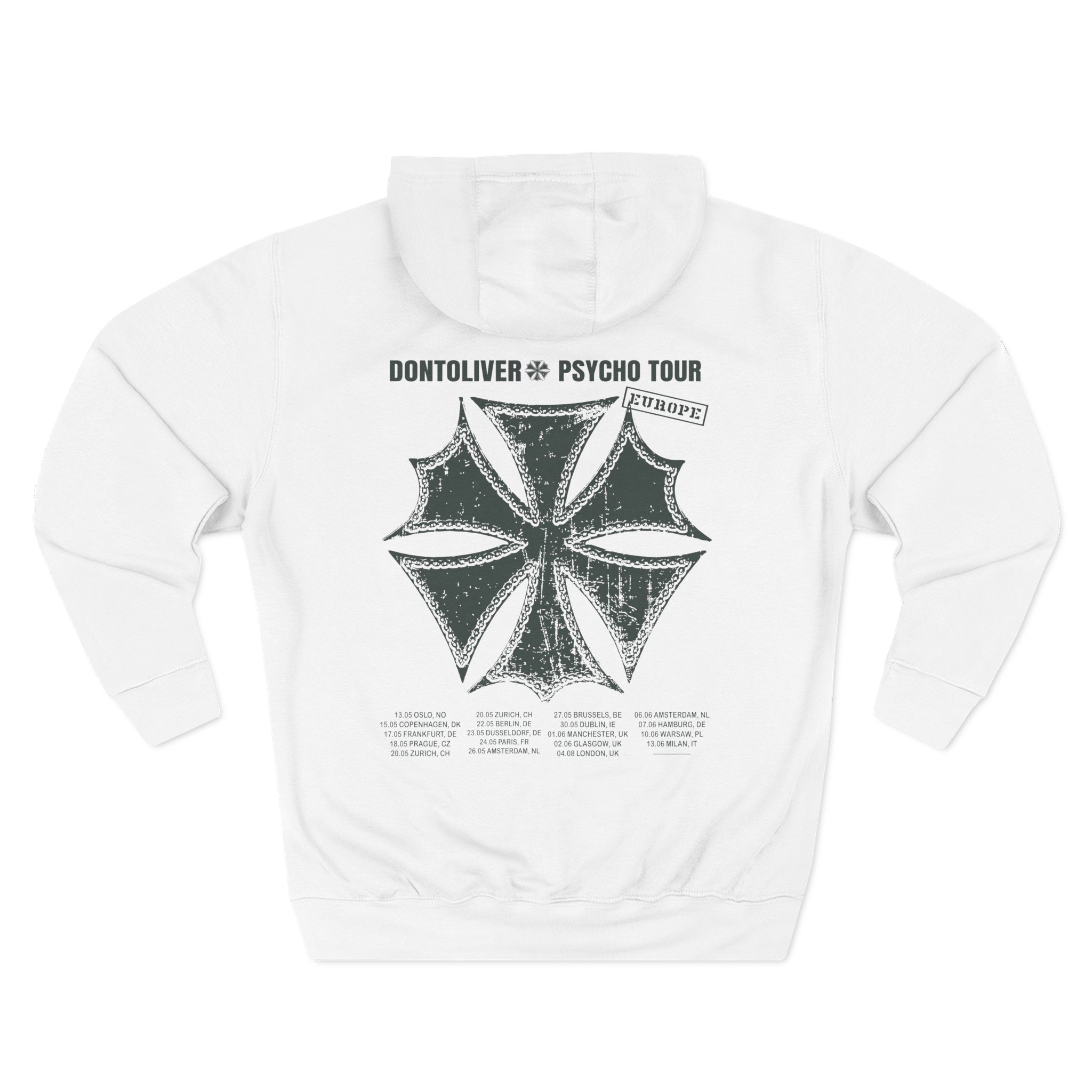 Don Toliver Psycho Tour Emblem Three-Panel Fleece Hoodie
