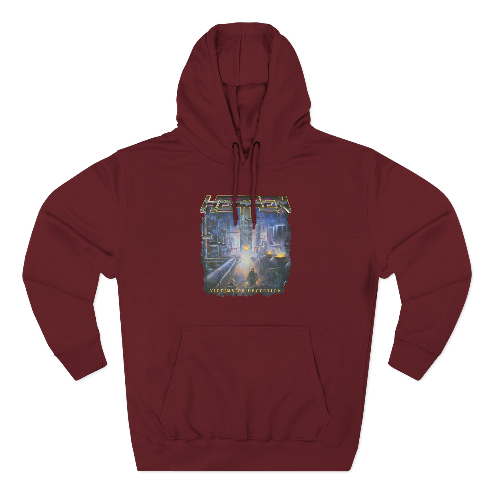 Heathen Victims Of Deception Three-Panel Fleece Hoodie