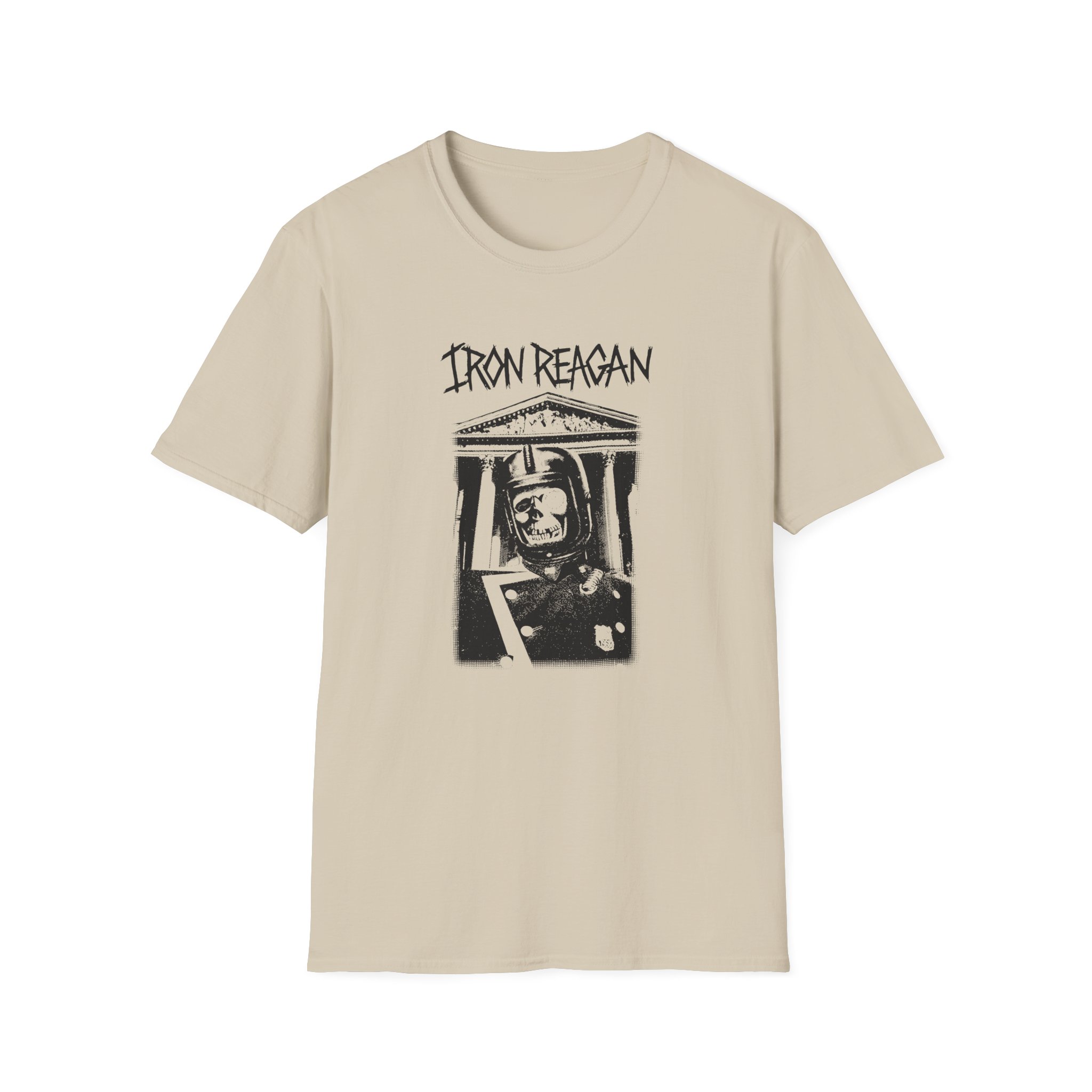 Iron Reagan Rewind Black Ink Unisex Softstyle T-Shirt