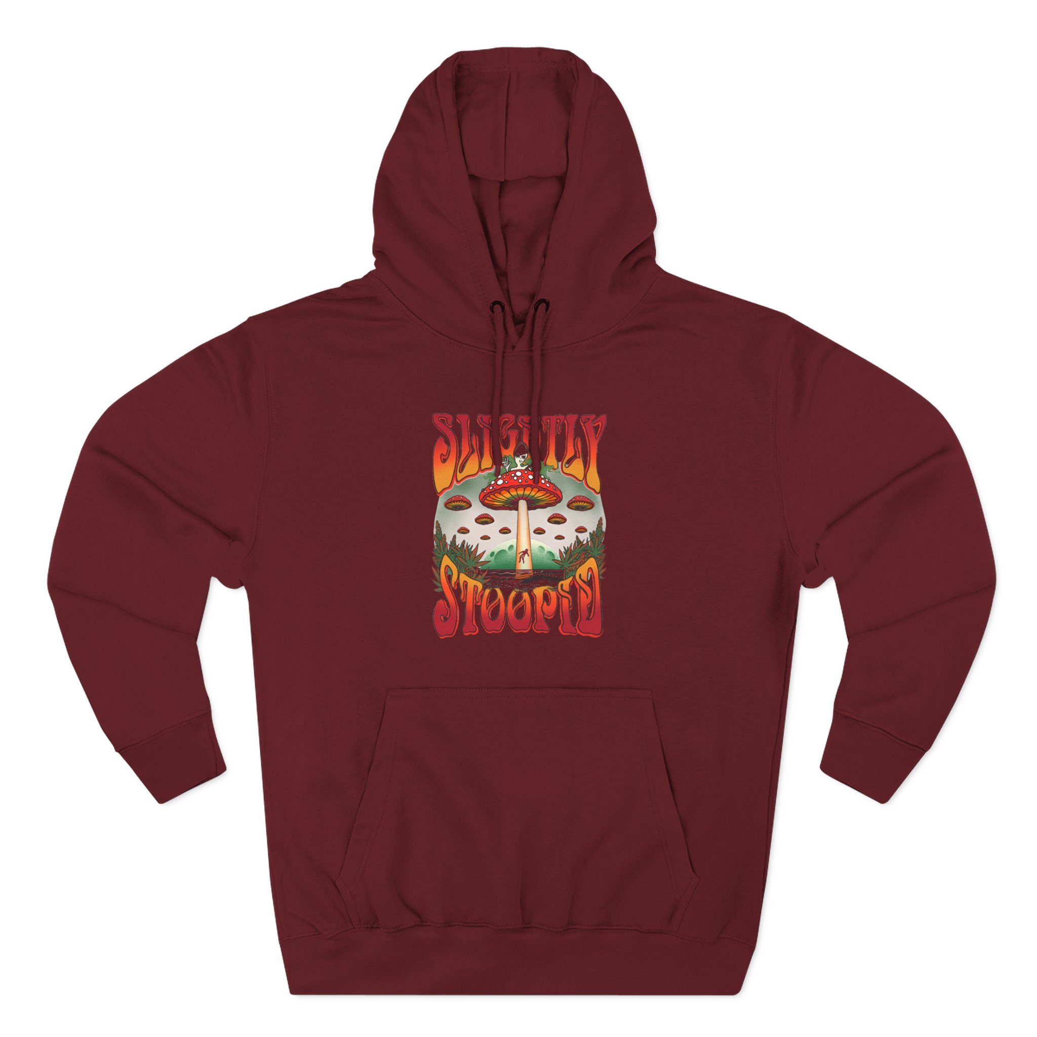 Slightly Stoopid Mushroom Ufo Three-Panel Fleece Hoodie