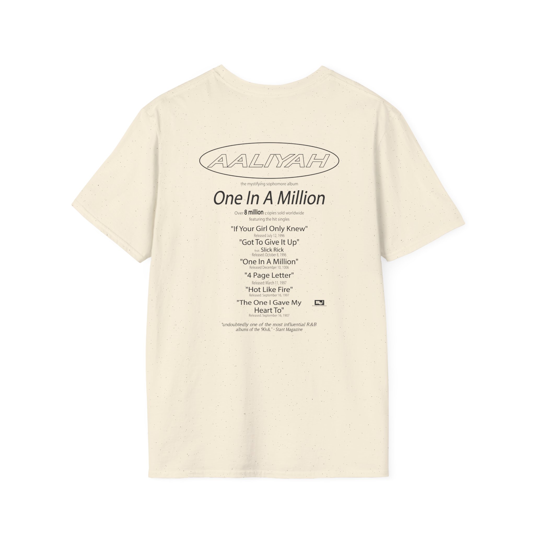 Aaliyah OIAM Photo Unisex Softstyle T-Shirt