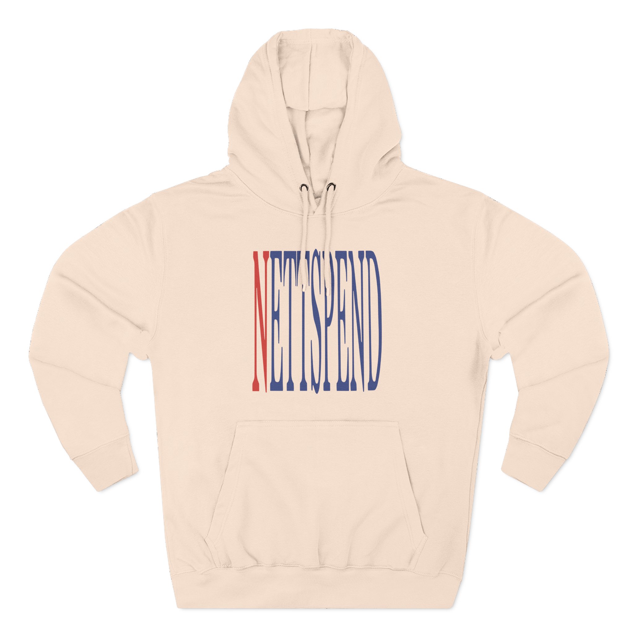 Nettspend Three-Panel Fleece Hoodie