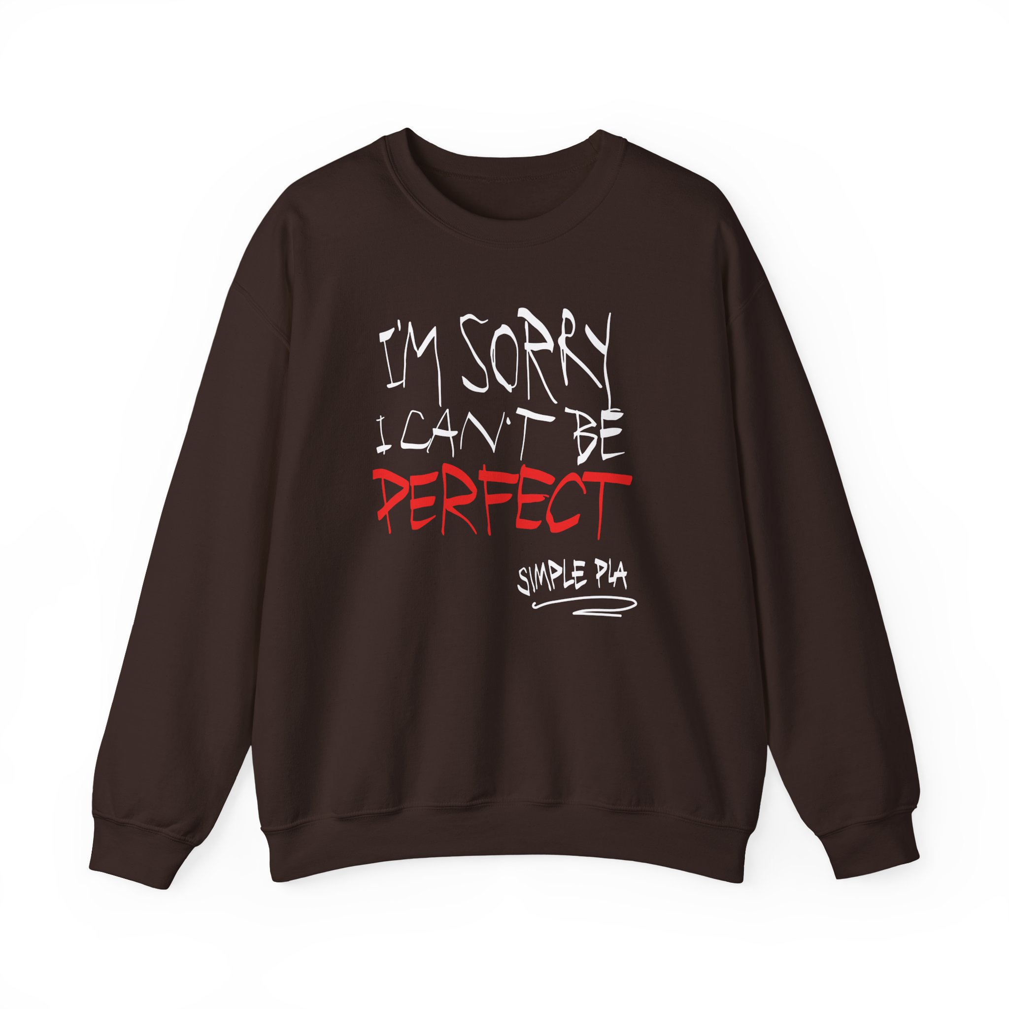 Simple Plan I'm Sorry I Can't Be Perfect Unisex Heavy Blendâ„¢ Crewneck Sweatshirt
