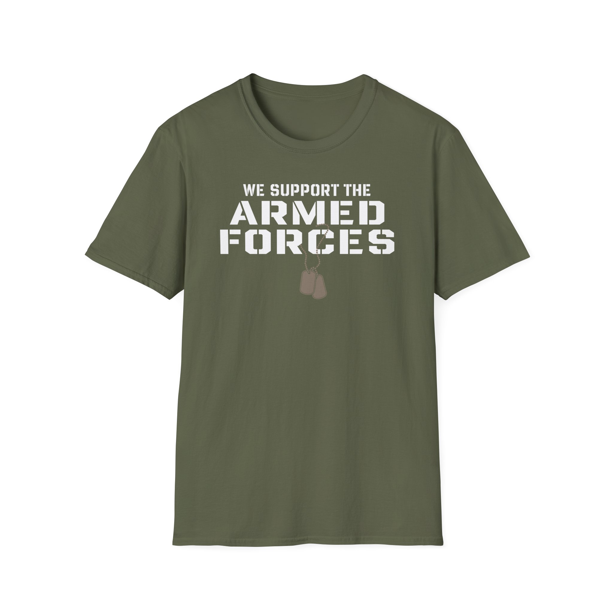 Valuetainment We Support the Armed Forces Unisex Softstyle T-Shirt