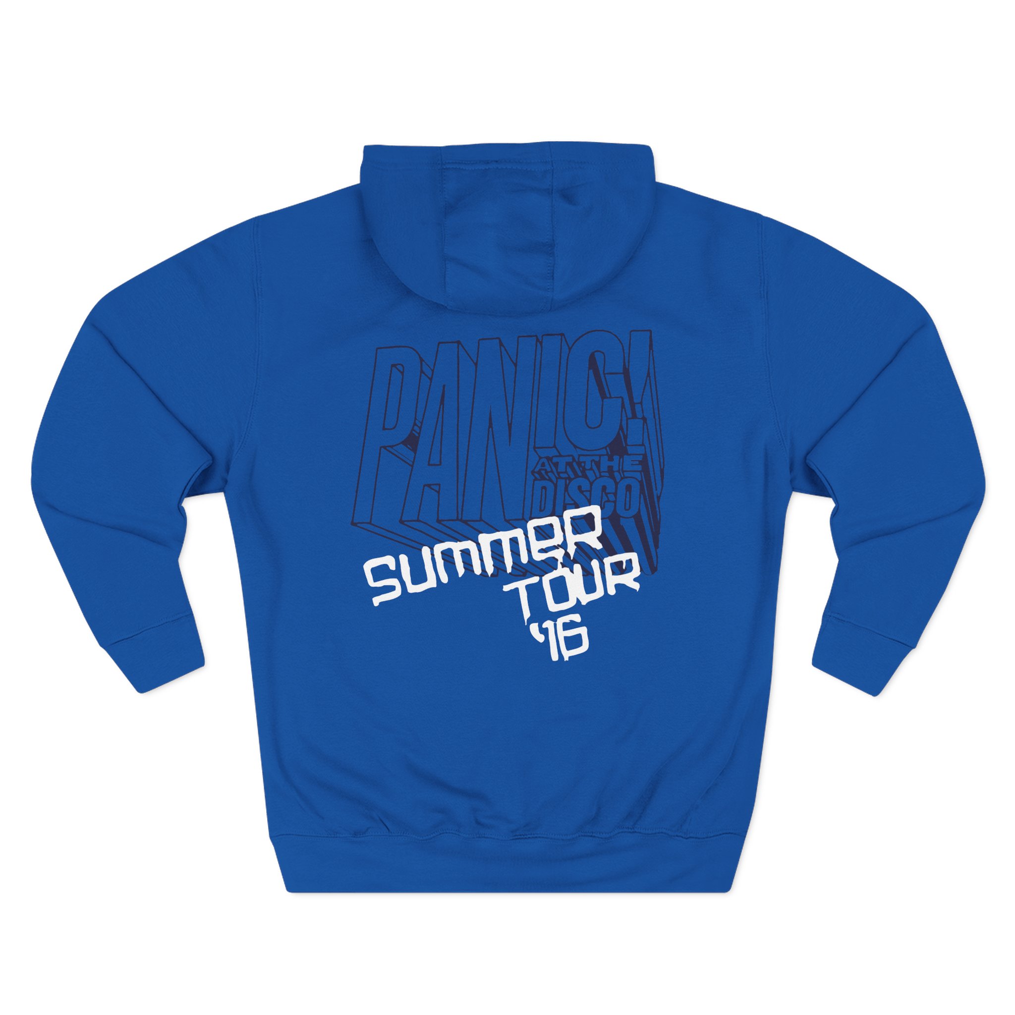 Panic at the Disco Big Block Winter Tour Three-Panel Fleece Hoodie