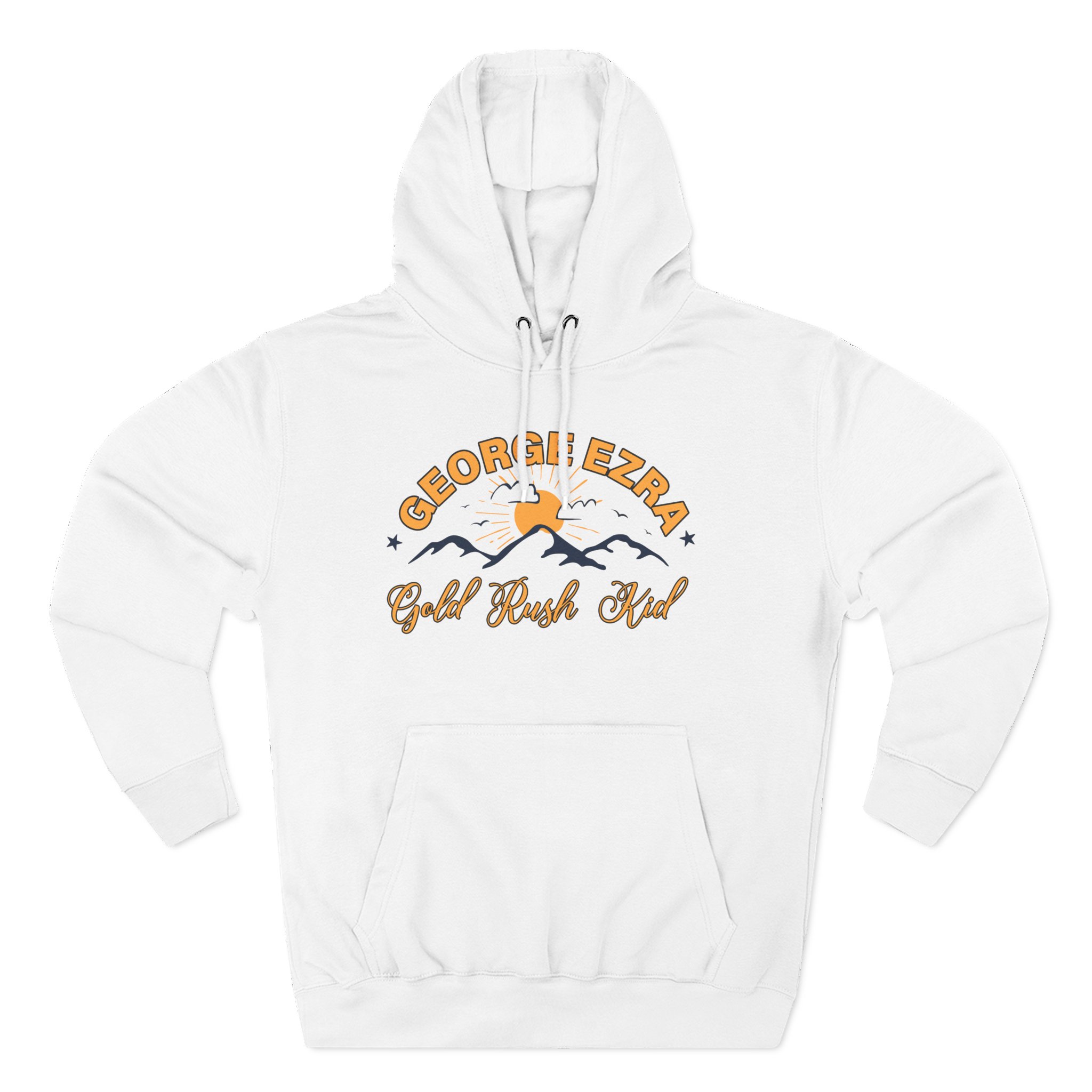 George Ezra Gold Rush Kid Mountains Three-Panel Fleece Hoodie