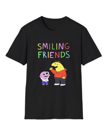Smiling Friends Charlie Pim Allan Glep Unisex Softstyle T-shirt