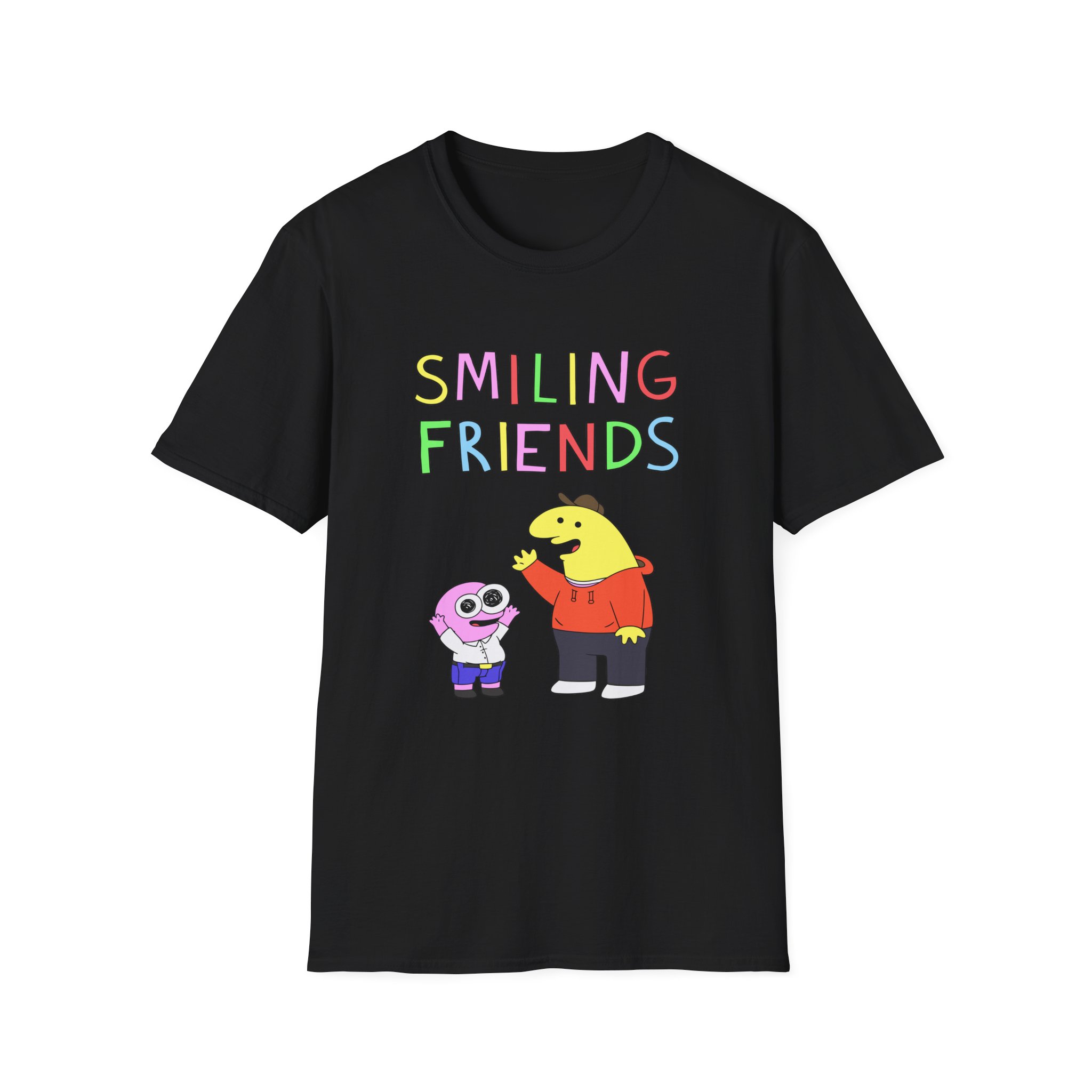 Smiling Friends Charlie Pim Allan Glep Unisex Softstyle T-shirt