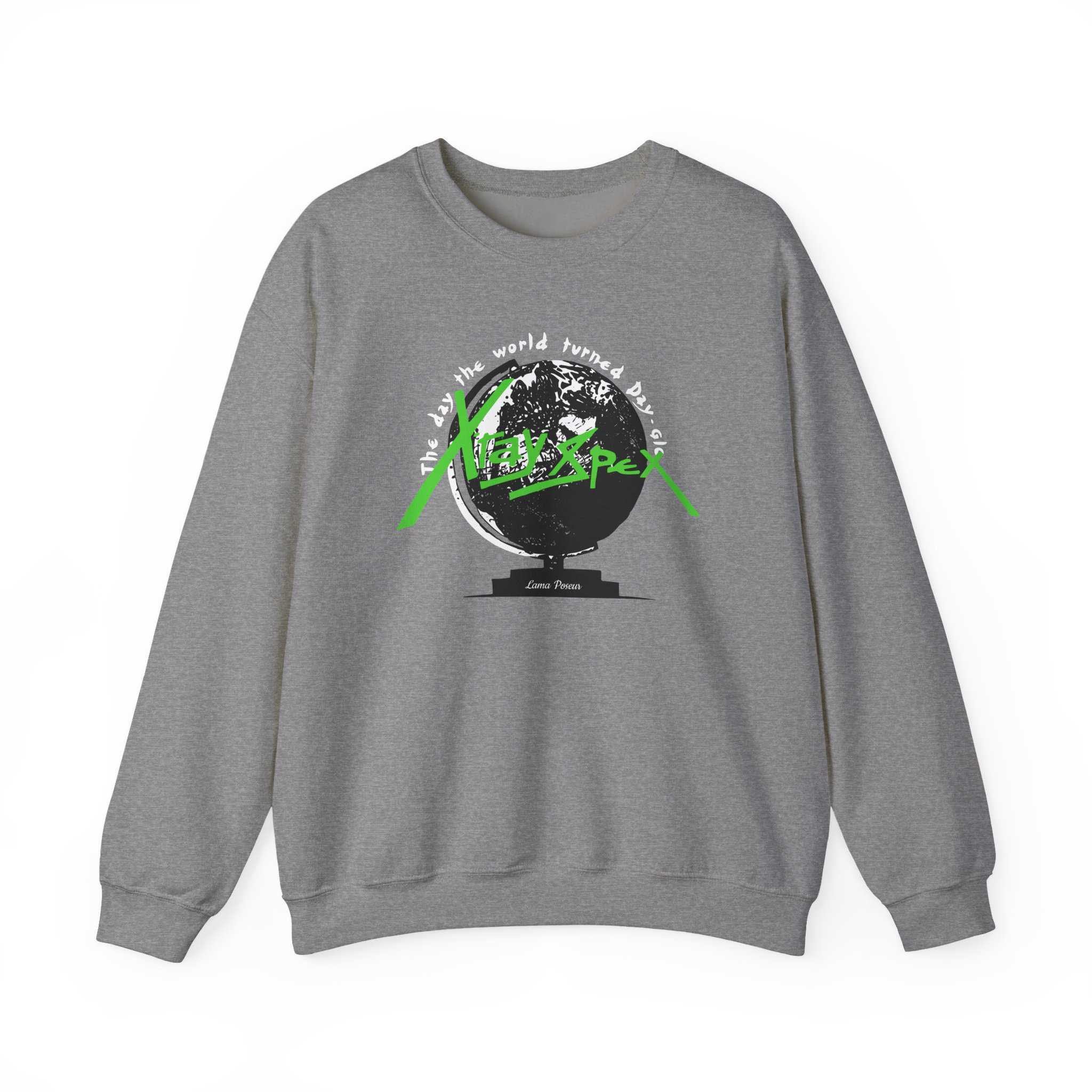 X-ray Spex Day-Glo Globe Unisex Heavy Blendâ„¢ Crewneck Sweatshirt