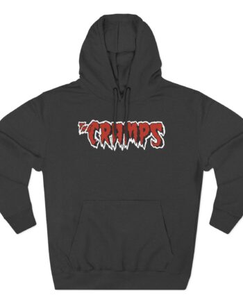 The Cramps Logo Three-Panel Fleece Hoodie