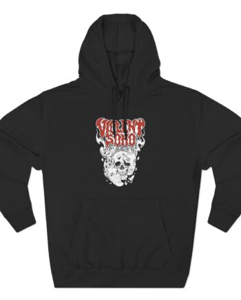 Violent Soho Murdoch Skull Three-Panel Fleece Hoodie