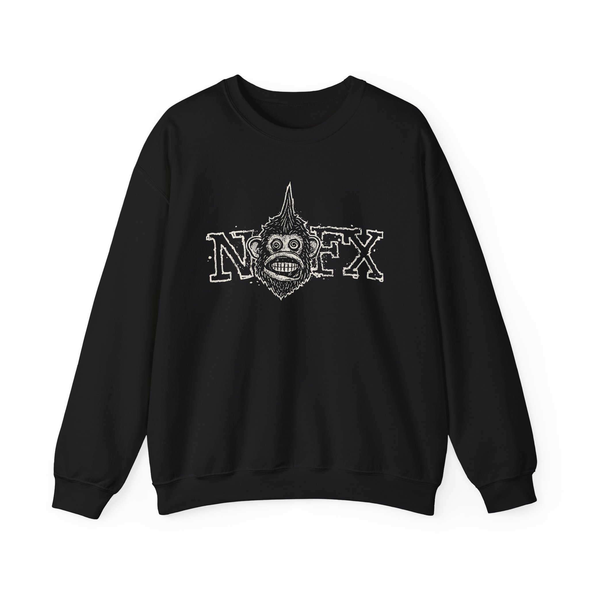 Nofx Chimp Unisex Heavy Blendâ„¢ Crewneck Sweatshirt