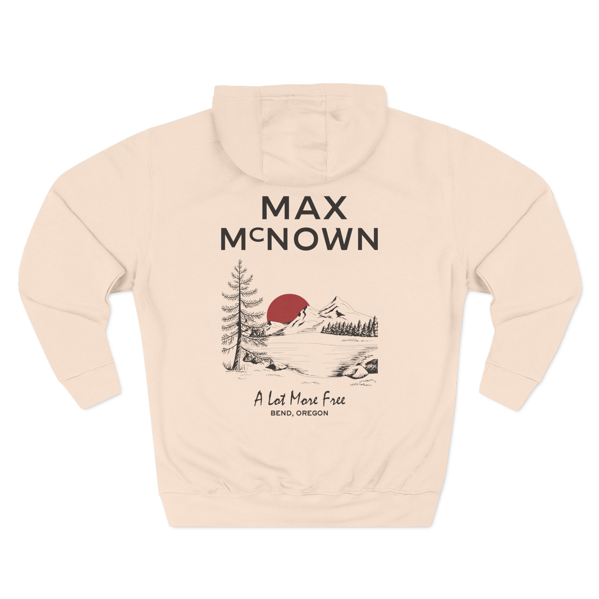 Max Mcnown a Lot More Free Three-Panel Fleece Hoodie