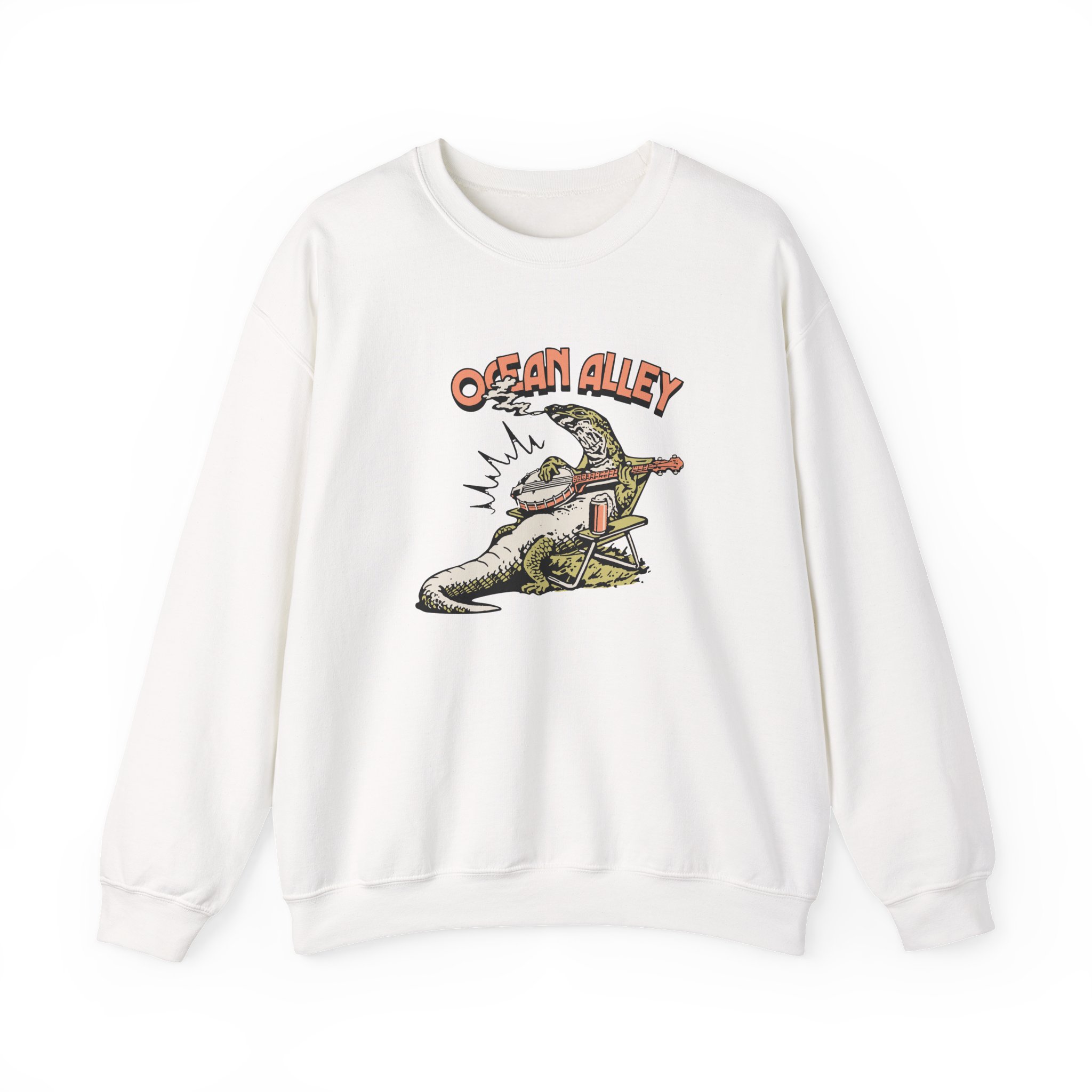Ocean Alley Lizard Unisex Heavy Blendâ„¢ Crewneck Sweatshirt