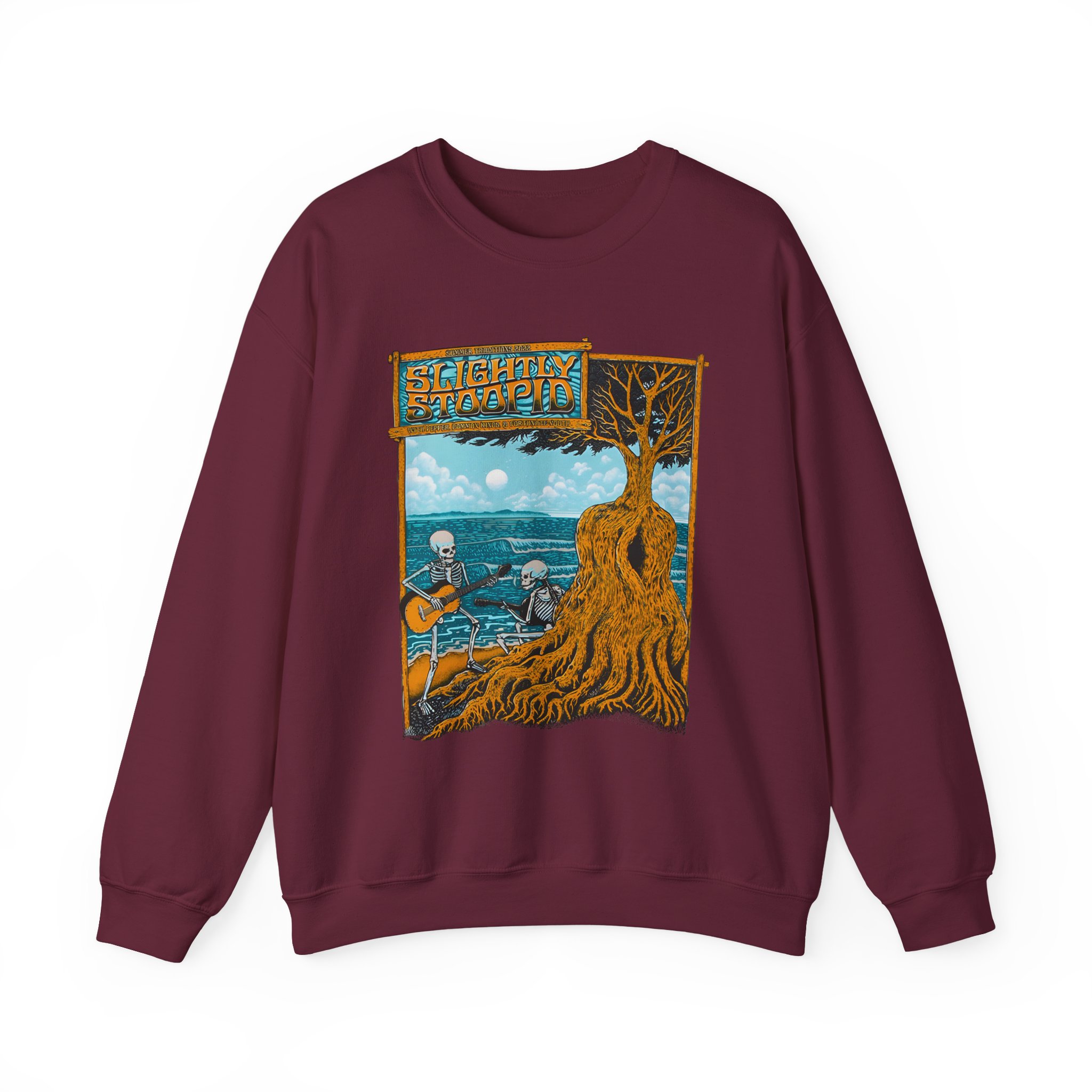 Slightly Stoopid Schaw Beach Unisex Heavy Blendâ„¢ Crewneck Sweatshirt