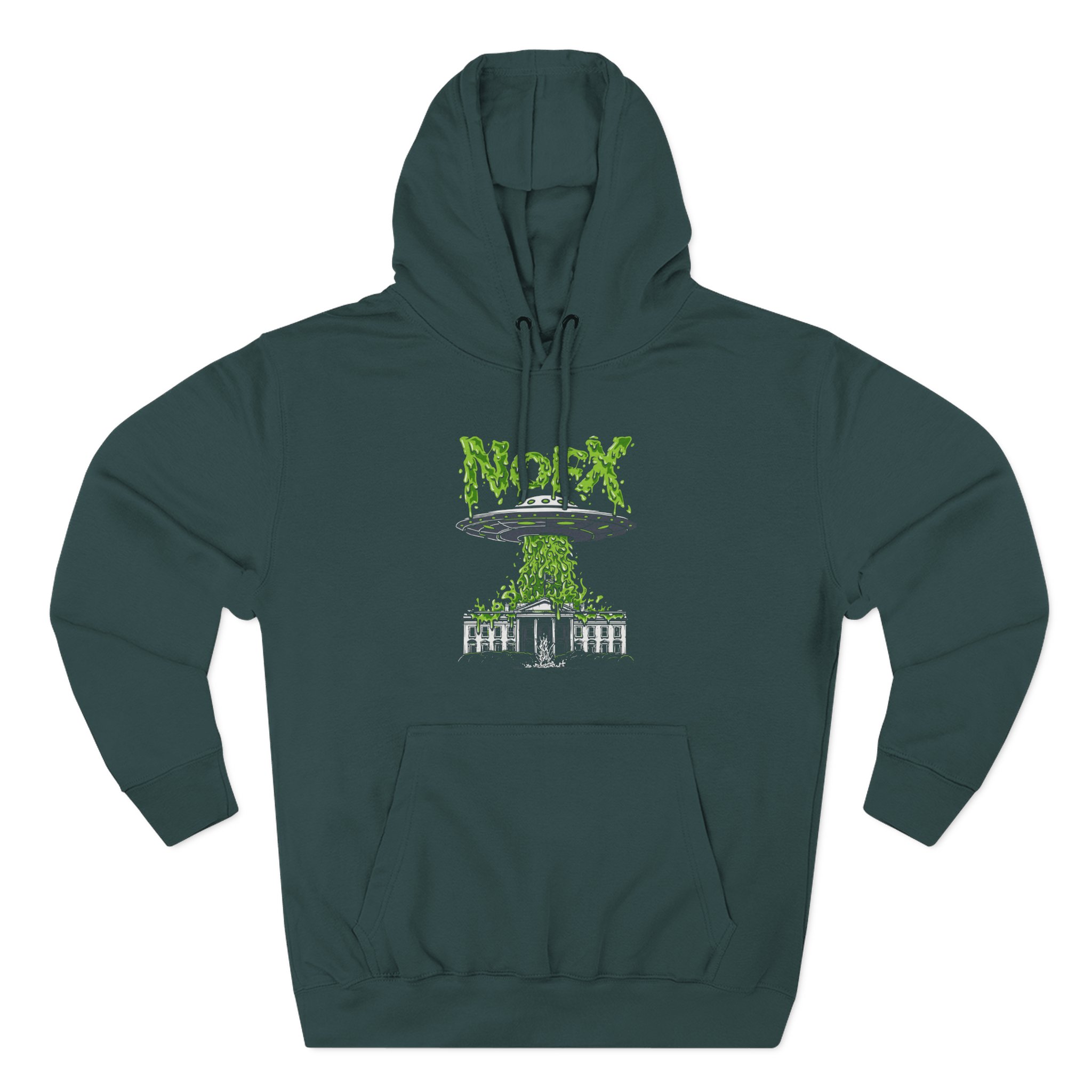 Nofx Ufo Three-Panel Fleece Hoodie