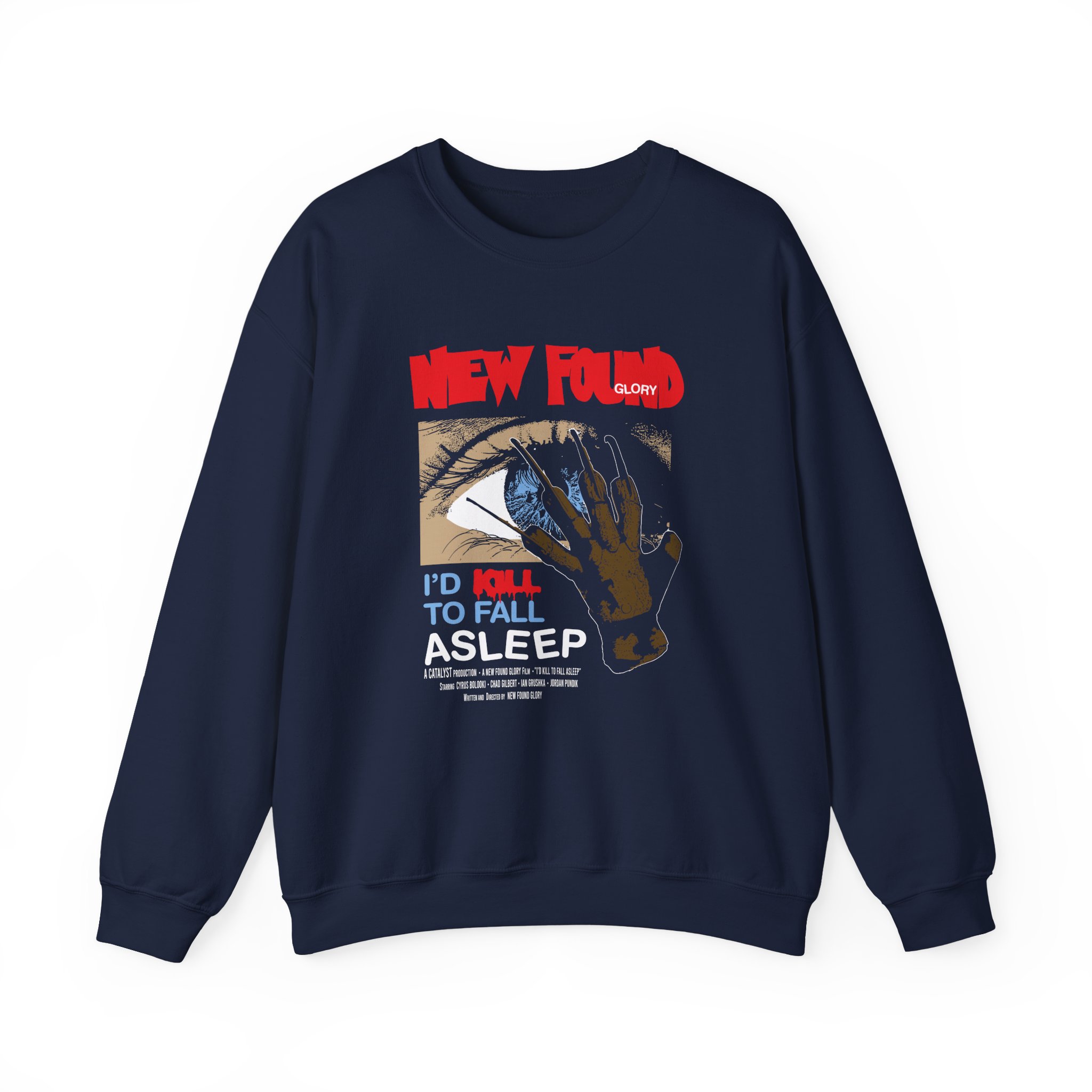 New Found Glory I'd Kill to Fall Asleep Unisex Heavy Blendâ„¢ Crewneck Sweatshirt