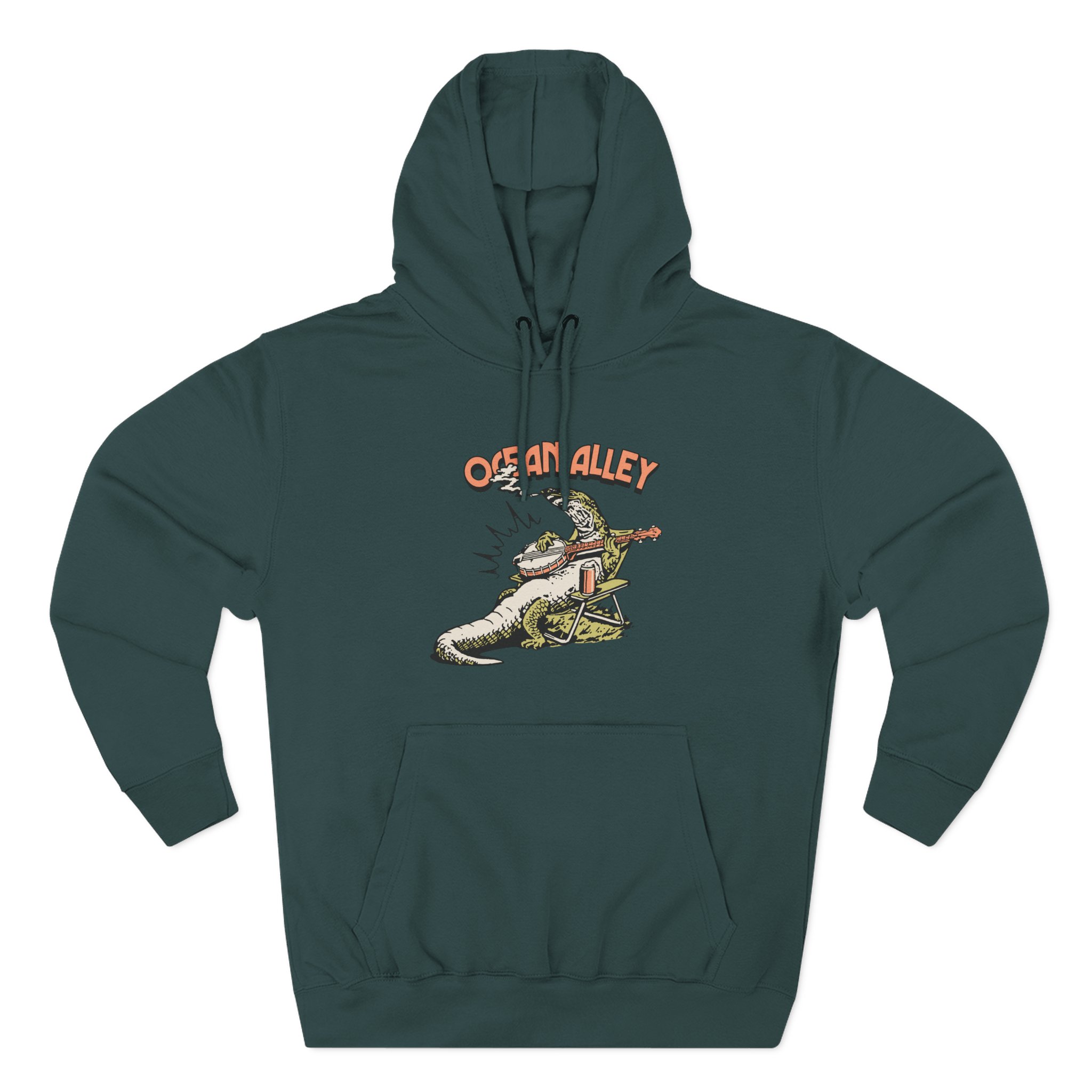 Ocean Alley Lizard Three-Panel Fleece Hoodie