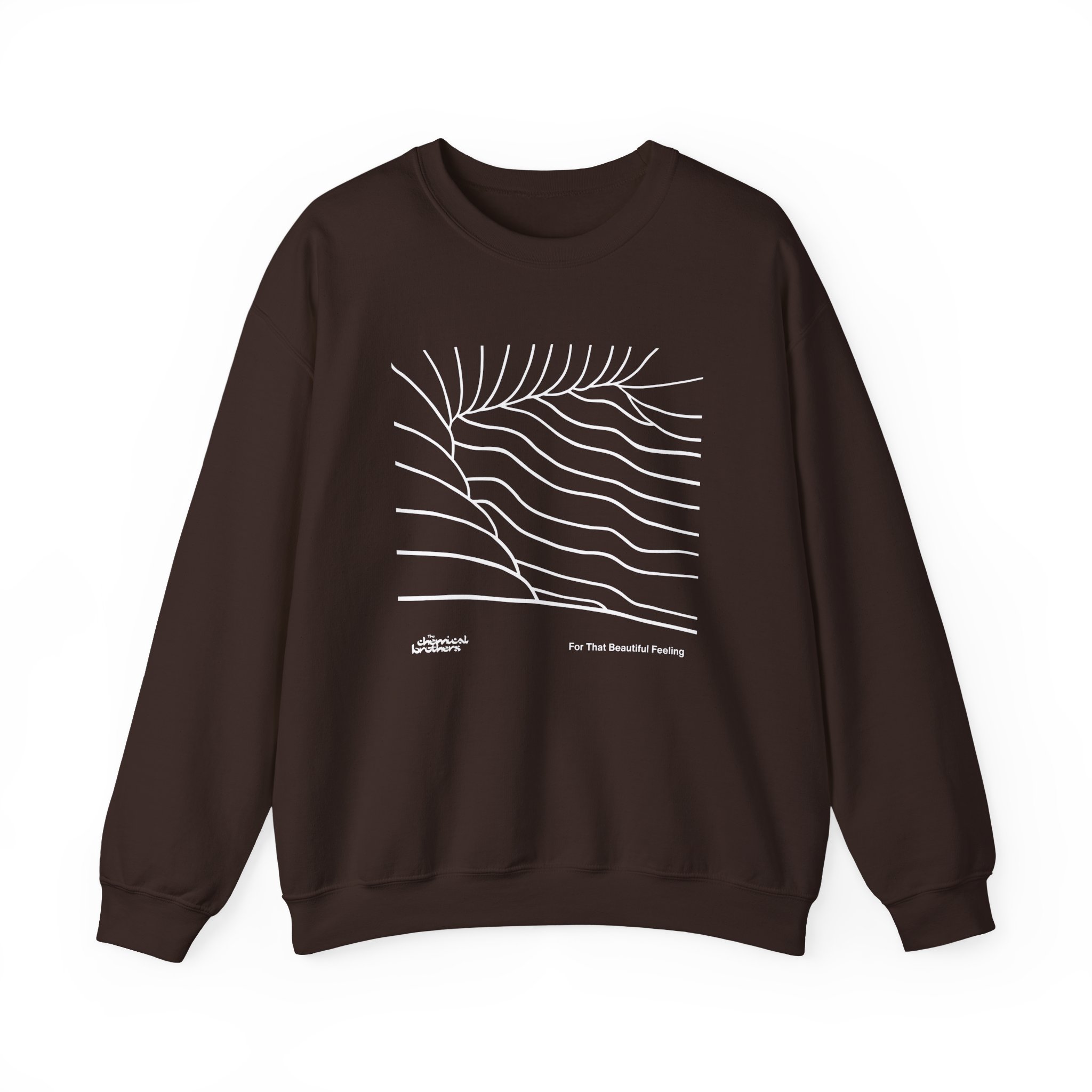 The Chemical Brothers for That Beautiful Feeling Outline Unisex Heavy Blendâ„¢ Crewneck Sweatshirt