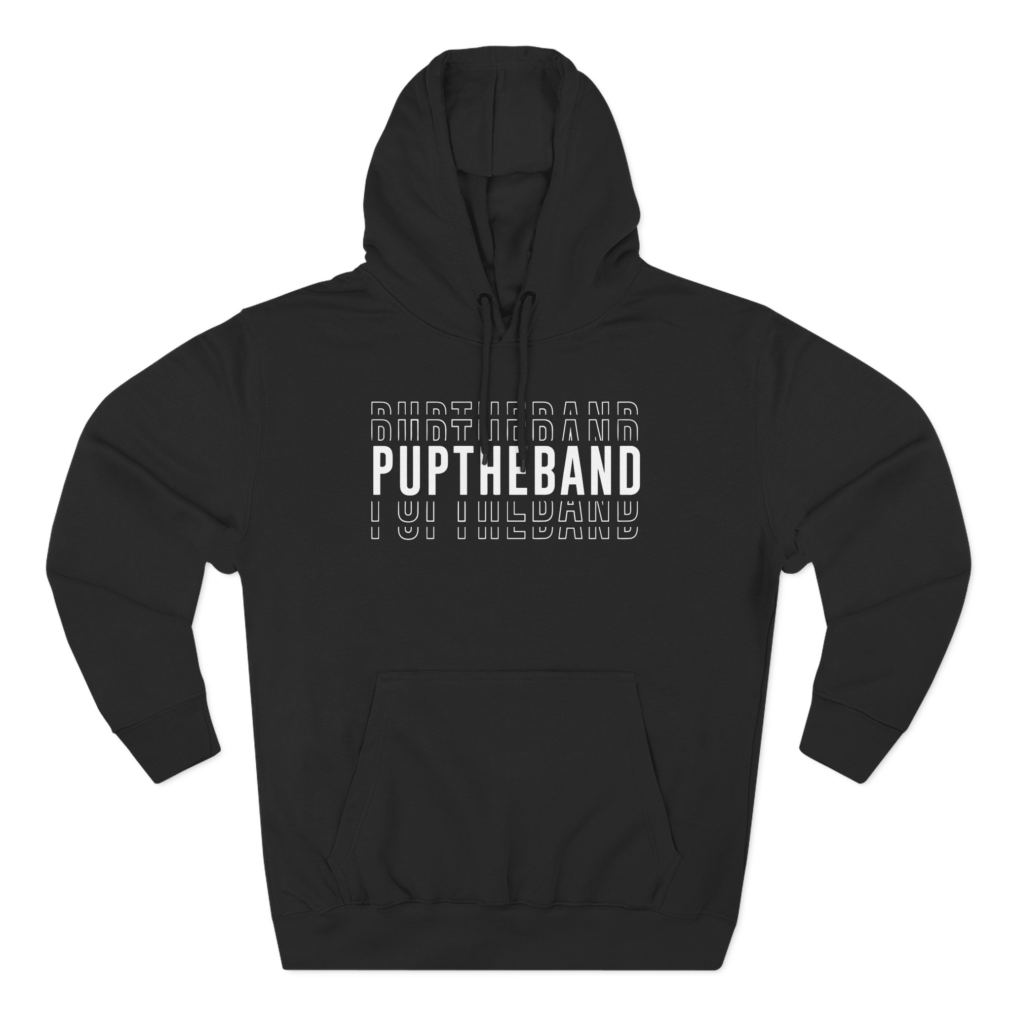 Pup Zombie Three-Panel Fleece Hoodie
