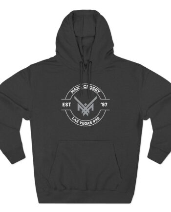 Maxx Crosby Logo Three-Panel Fleece Hoodie