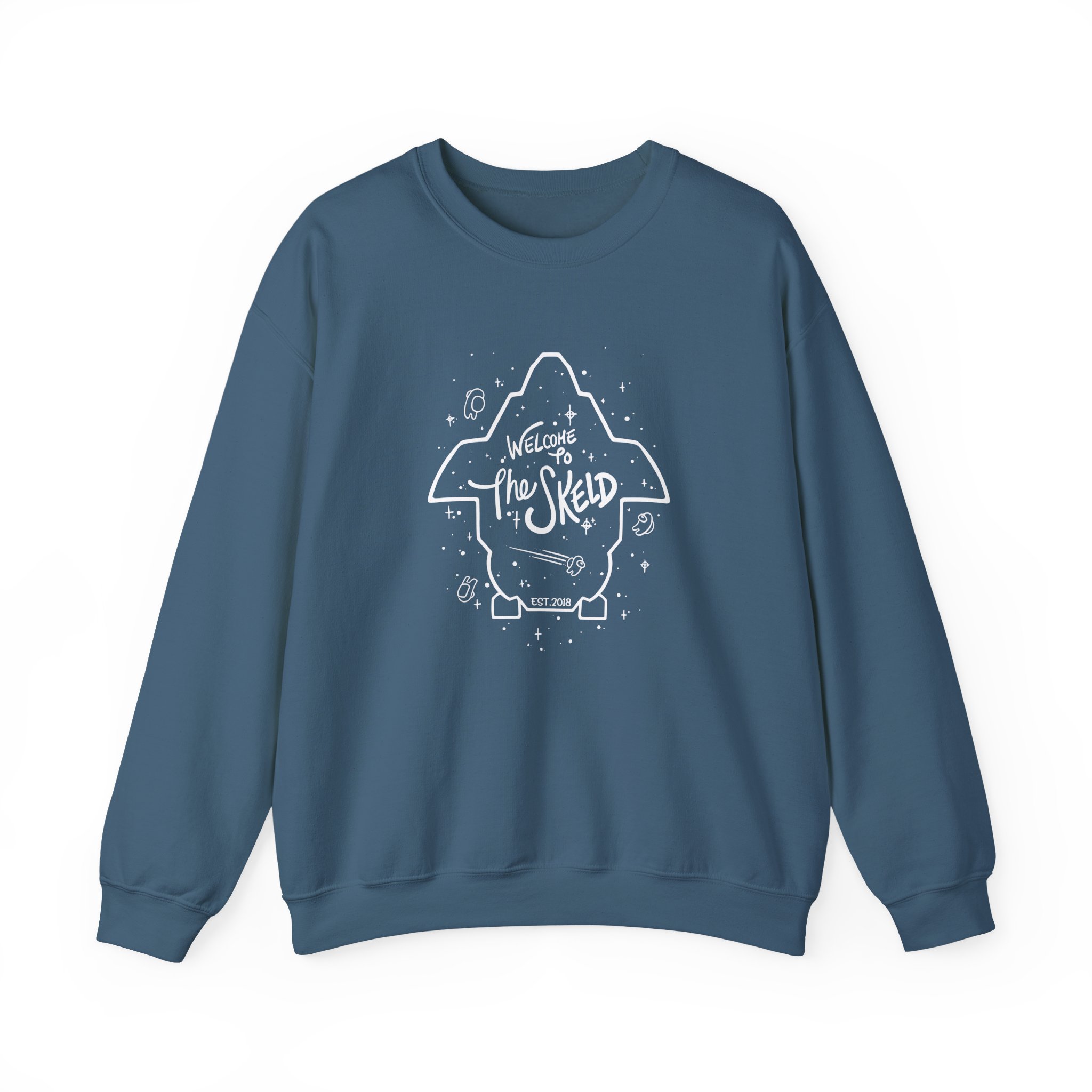 Among Us Welcome to the Skeld Unisex Heavy Blendâ„¢ Crewneck Sweatshirt