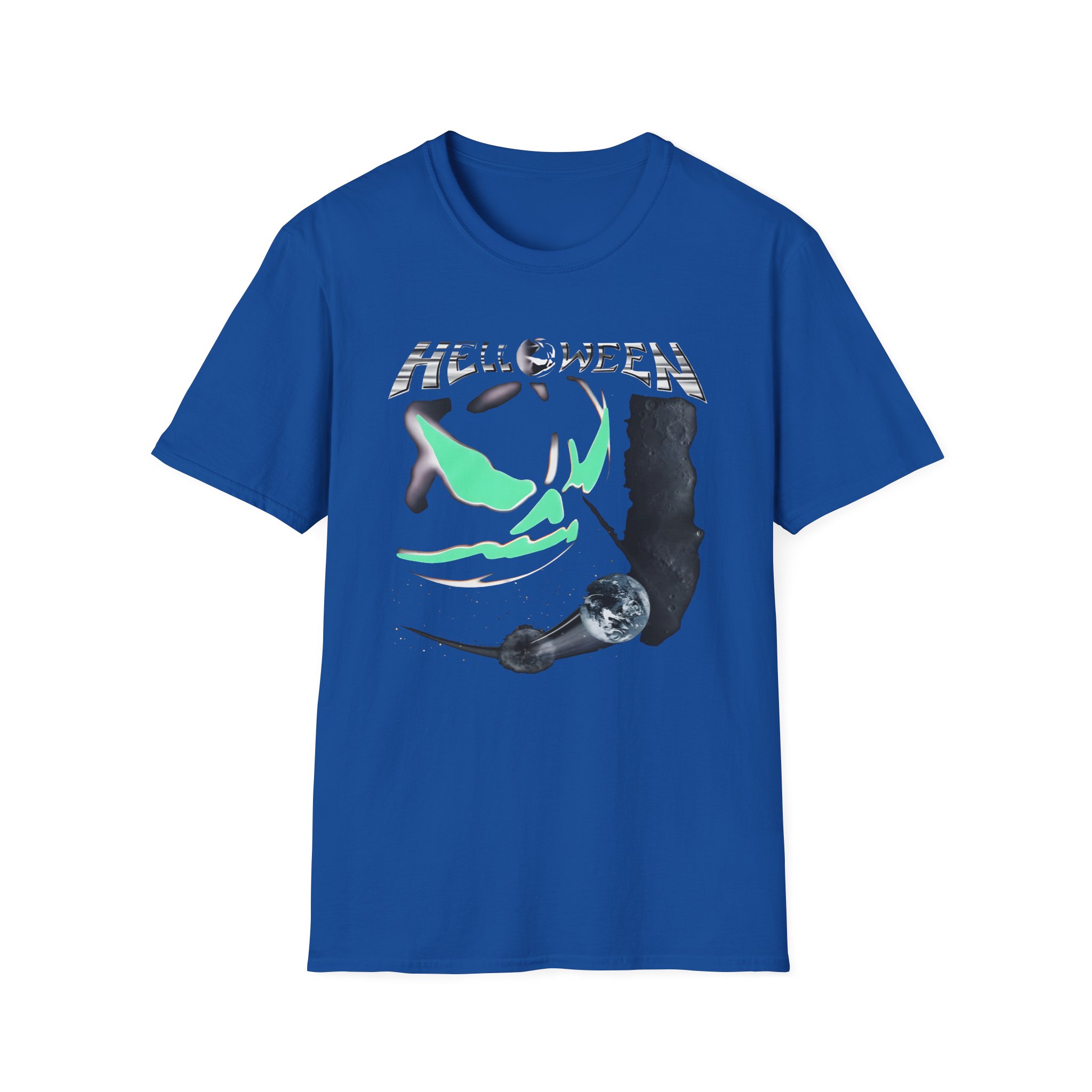 Helloween the Dark Ride Glow in the Dark Unisex Softstyle T-Shirt