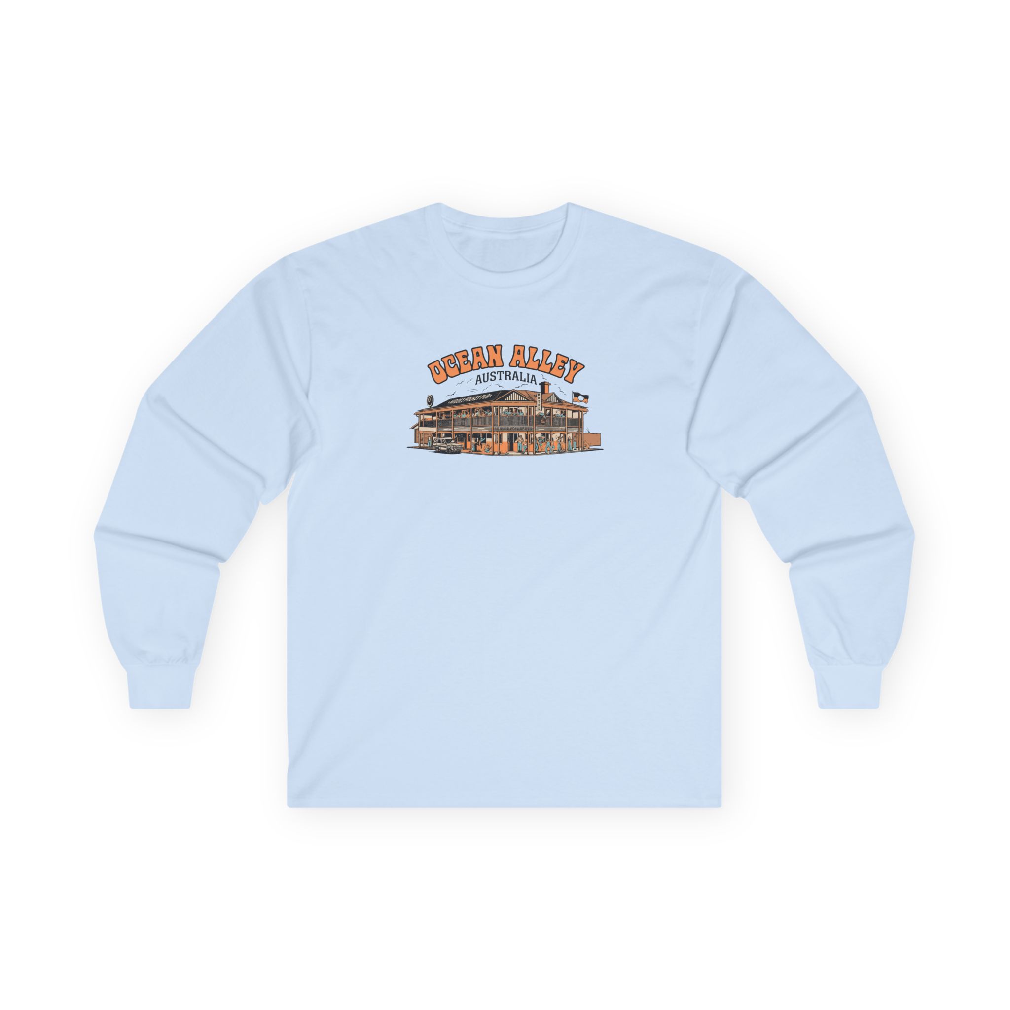 Ocean Alley Pub Unisex Ultra Cotton Long Sleeve Tee