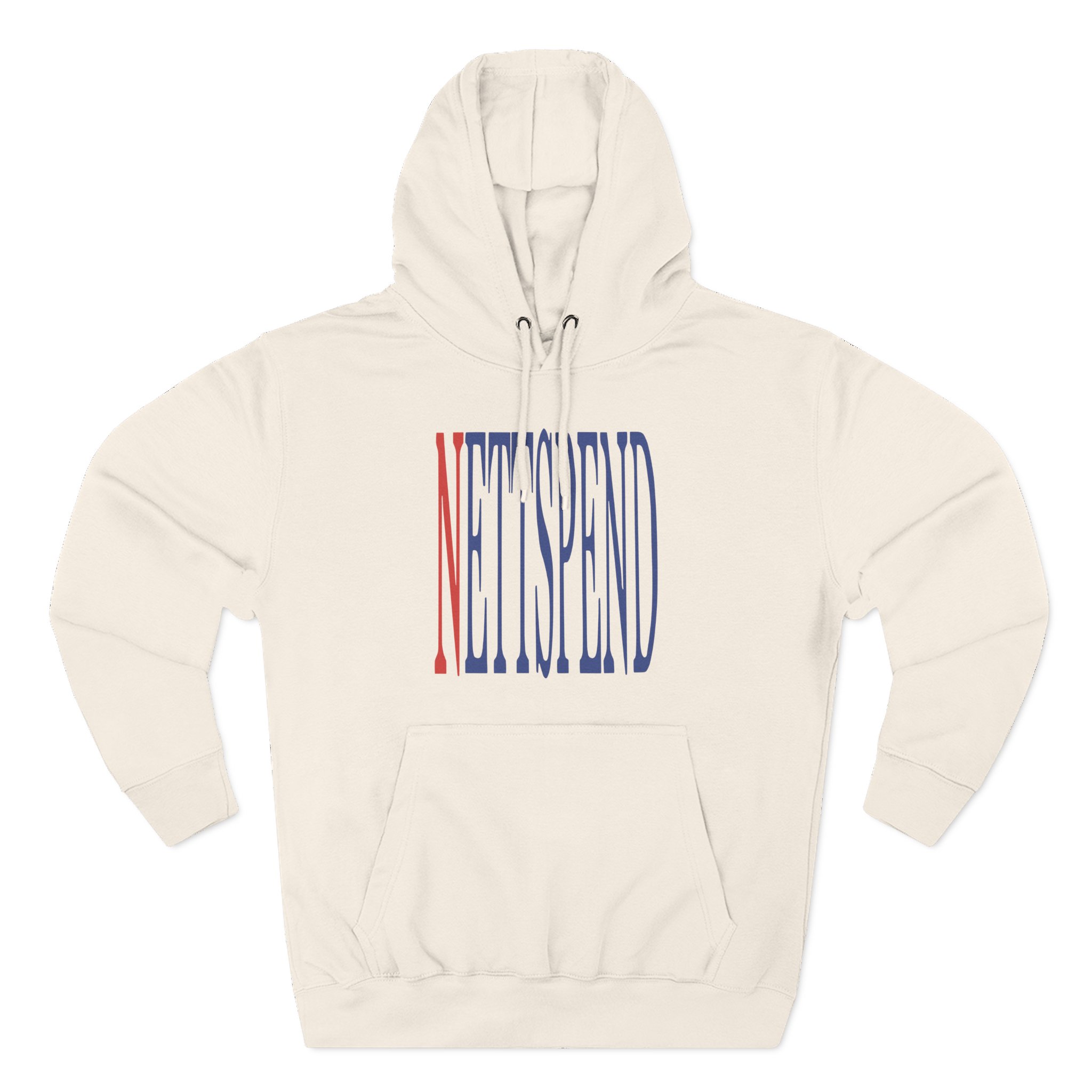 Nettspend Three-Panel Fleece Hoodie