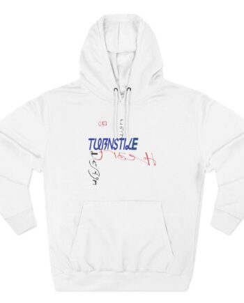 Turnstile New Heart Design Three-Panel Fleece Hoodie