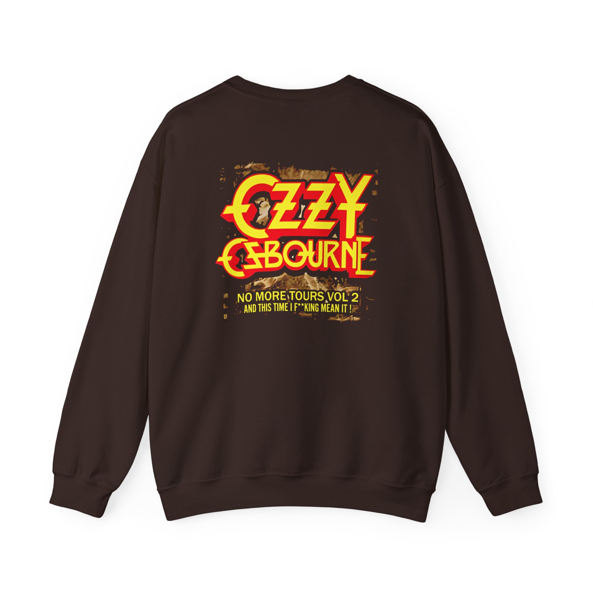 Ozzy Osbourne Rising With Tourback Unisex Heavy Blendâ„¢ Crewneck Sweatshirt
