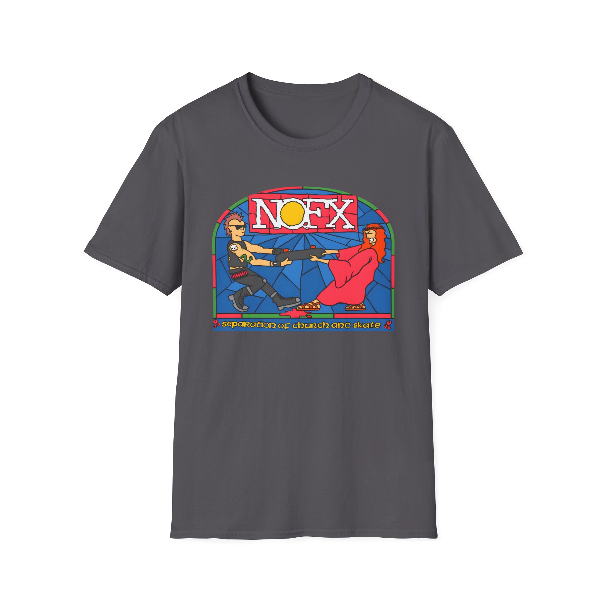 Nofx Seperation Unisex Softstyle T-Shirt