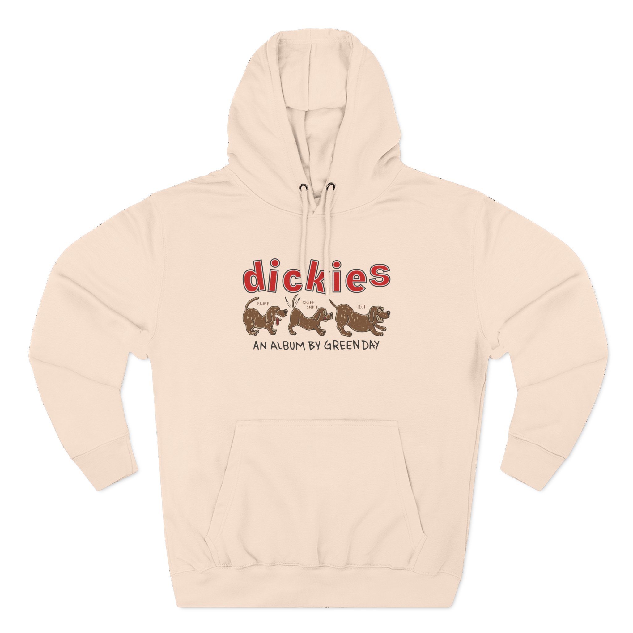 Green Day Dookie Dogs Three-Panel Fleece Hoodie