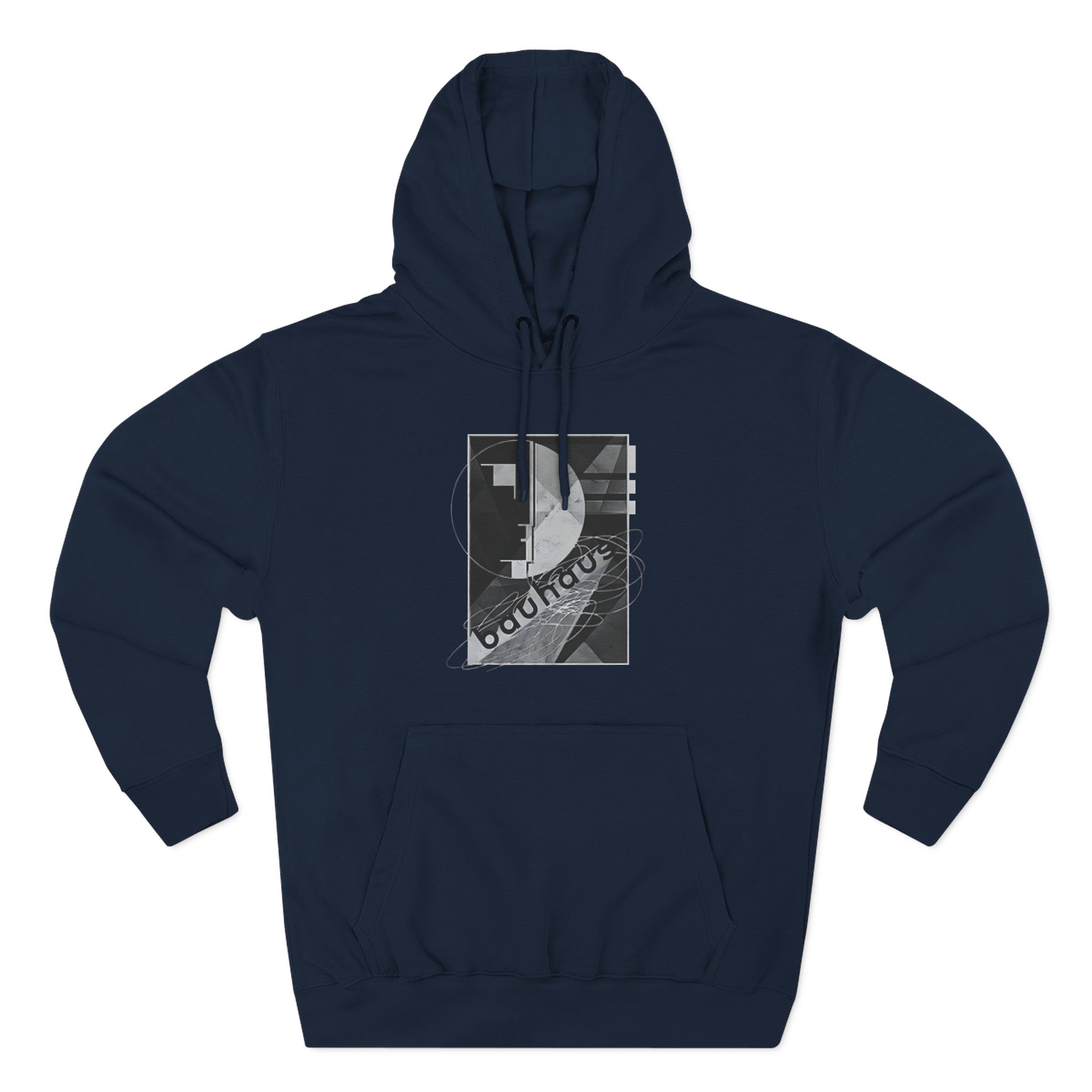 Bauhaus Three-Panel Fleece Hoodie
