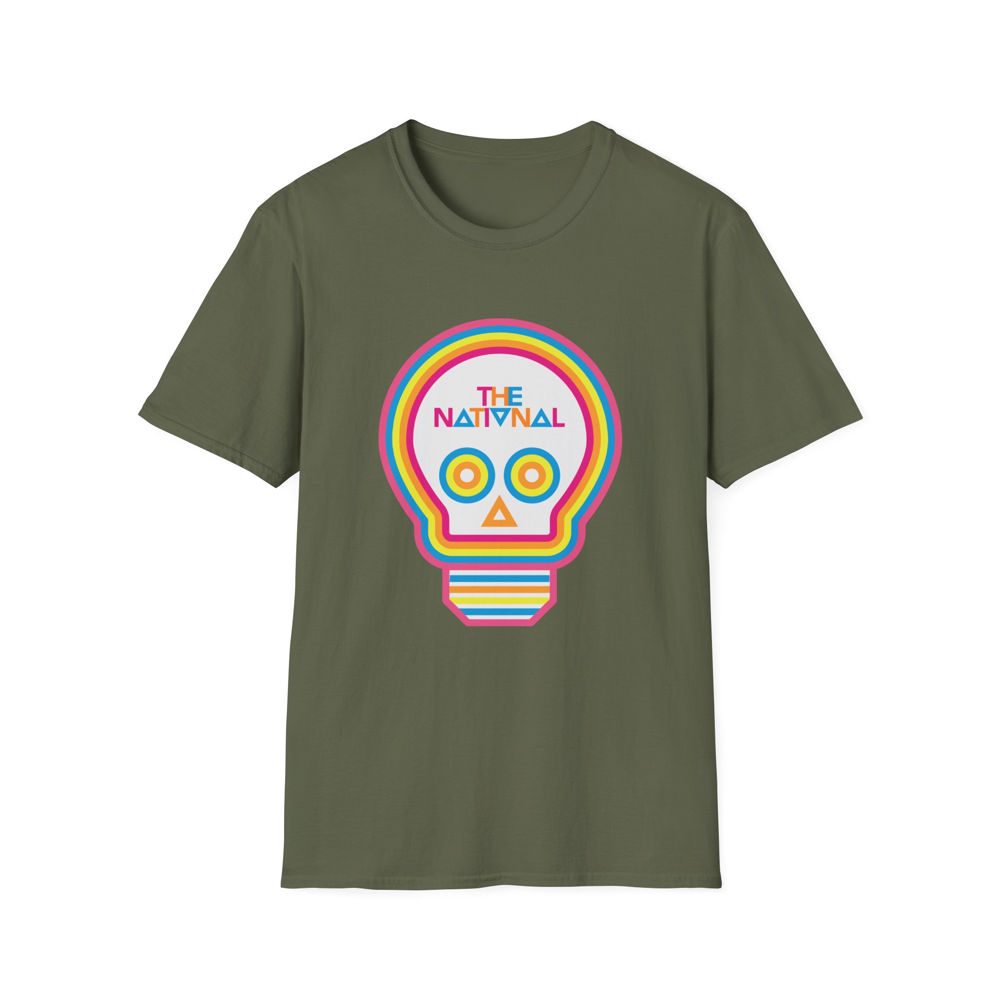 The National Lightbulb Skull Unisex Softstyle T-shirt