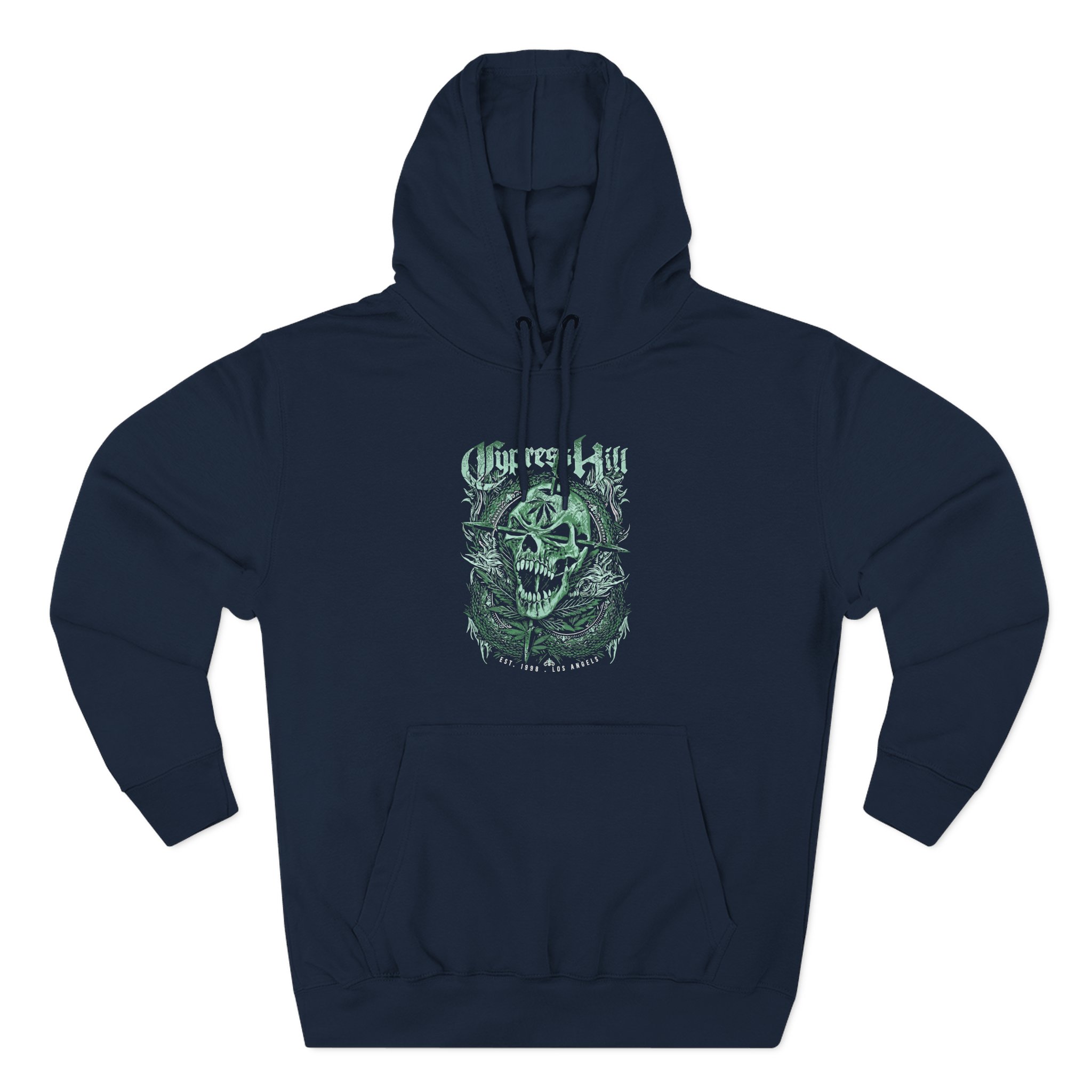 Cypress Hill EST 1988 Skull Three-Panel Fleece Hoodie