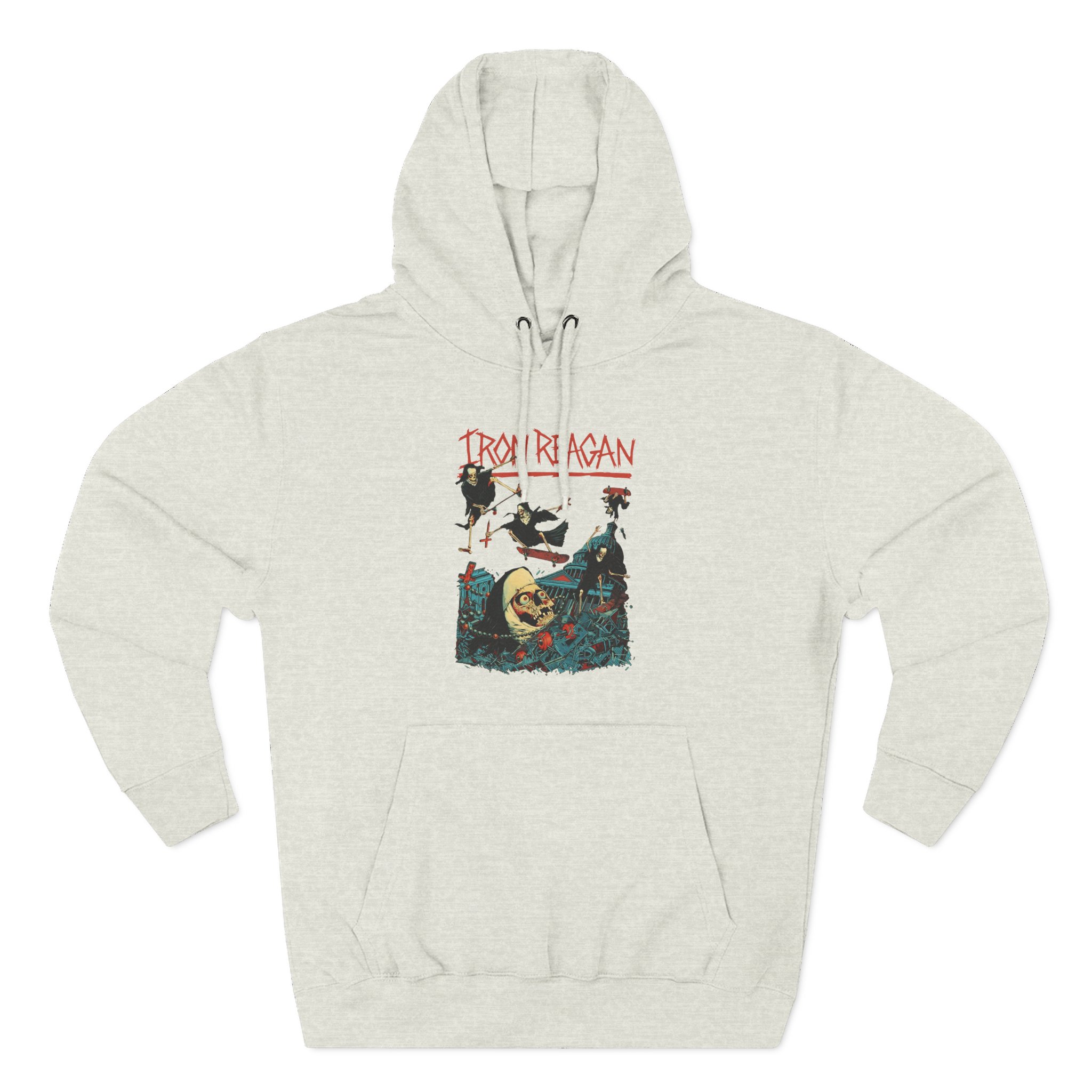 Iron Reagan Three-Panel Fleece Hoodie