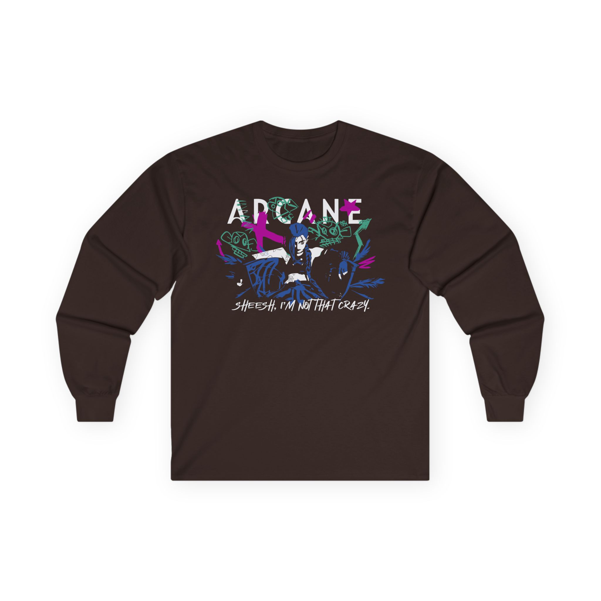 Jinx Arcane Unisex Ultra Cotton Long Sleeve Tee
