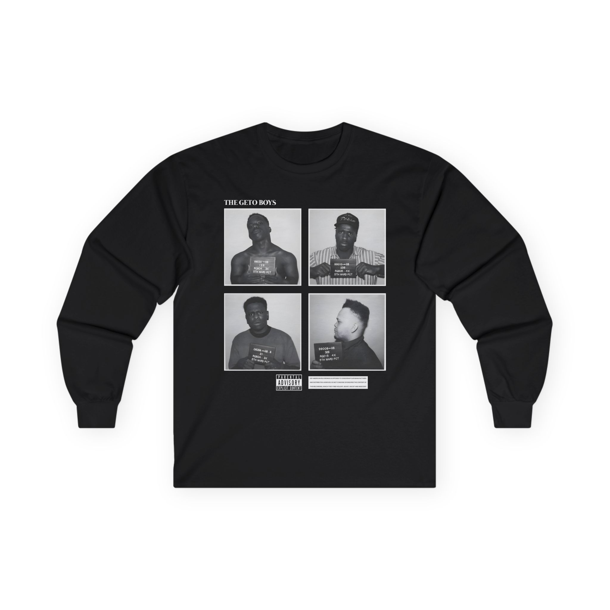 Geto Boys Unisex Ultra Cotton Long Sleeve Tee