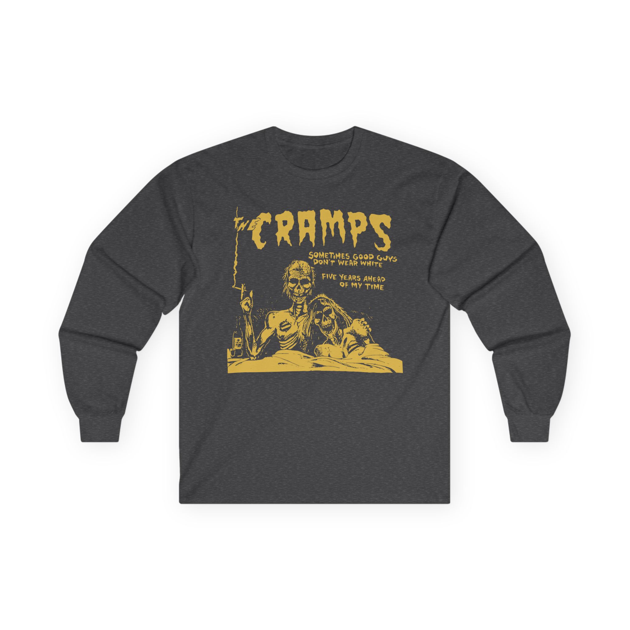The Cramps Sometimes Good Guys Don’t Wear White Unisex Ultra Cotton Long Sleeve Tee