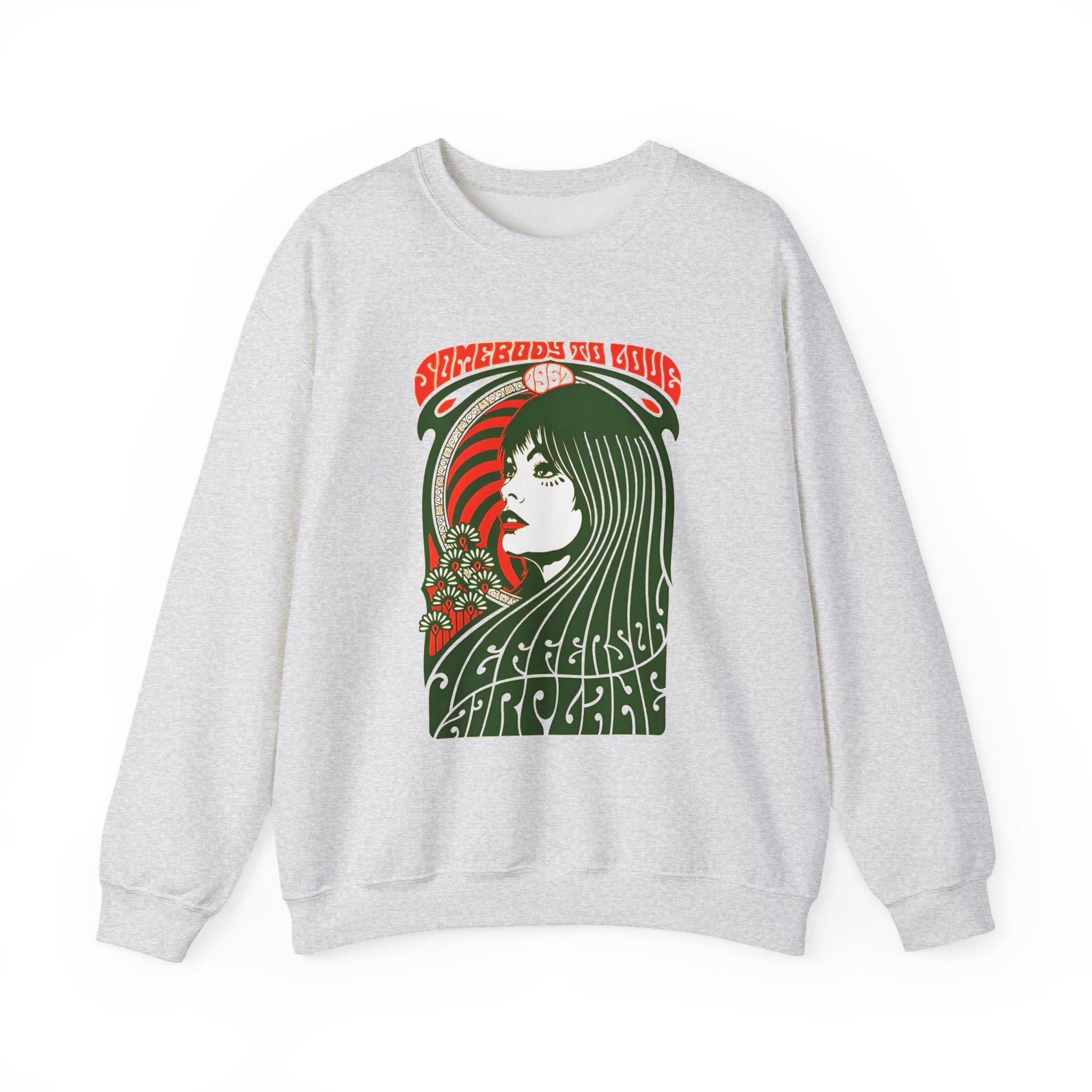 Jefferson Airplane Somebody to Love Unisex Heavy Blendâ„¢ Crewneck Sweatshirt