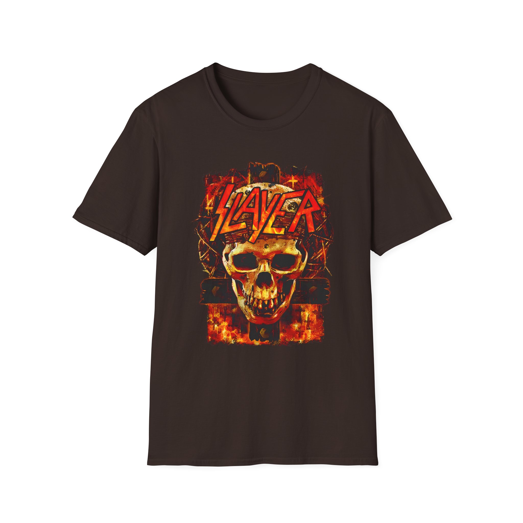 Slayer Skull And Cross Unisex Softstyle T-Shirt