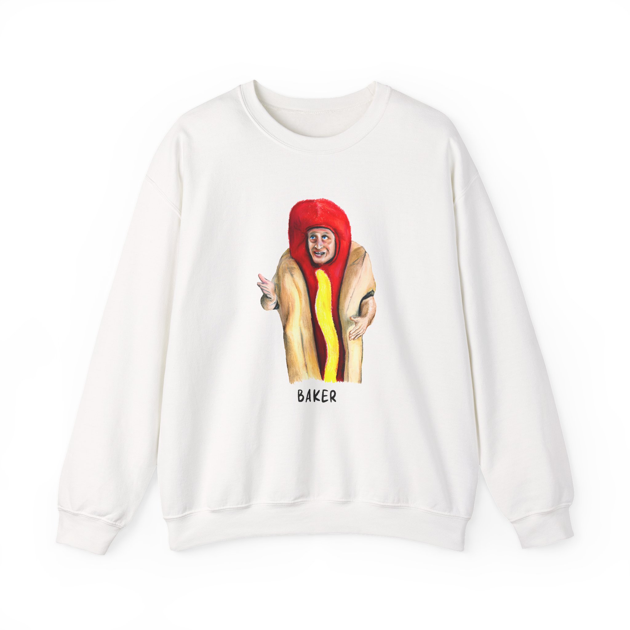 I Think You Should Leave Baker Robinson Unisex Heavy Blendâ„¢ Crewneck Sweatshirt